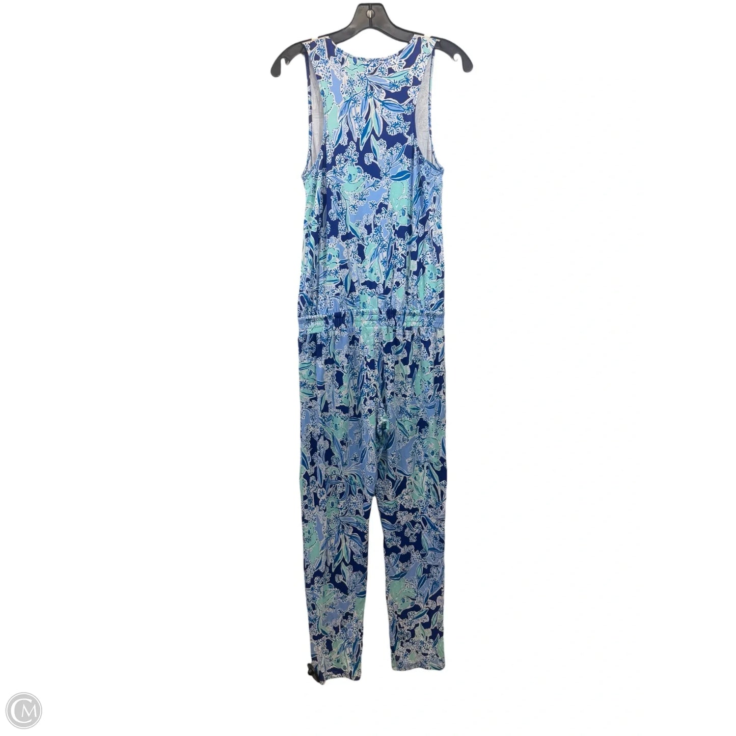 Jumpsuit Designer By Lilly Pulitzer In Blue & Green, Size: S