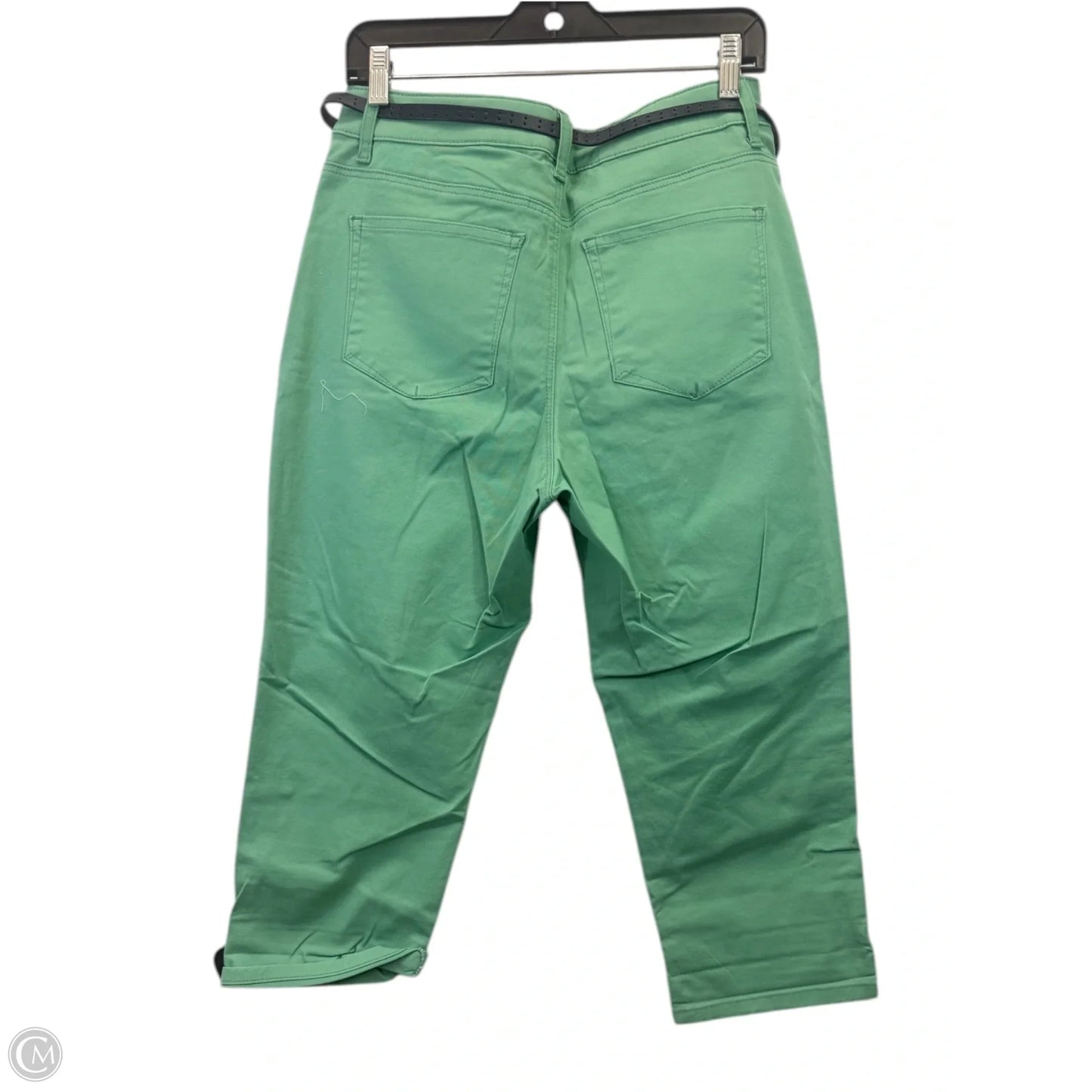 Capris By Lee In Green Denim, Size: 12