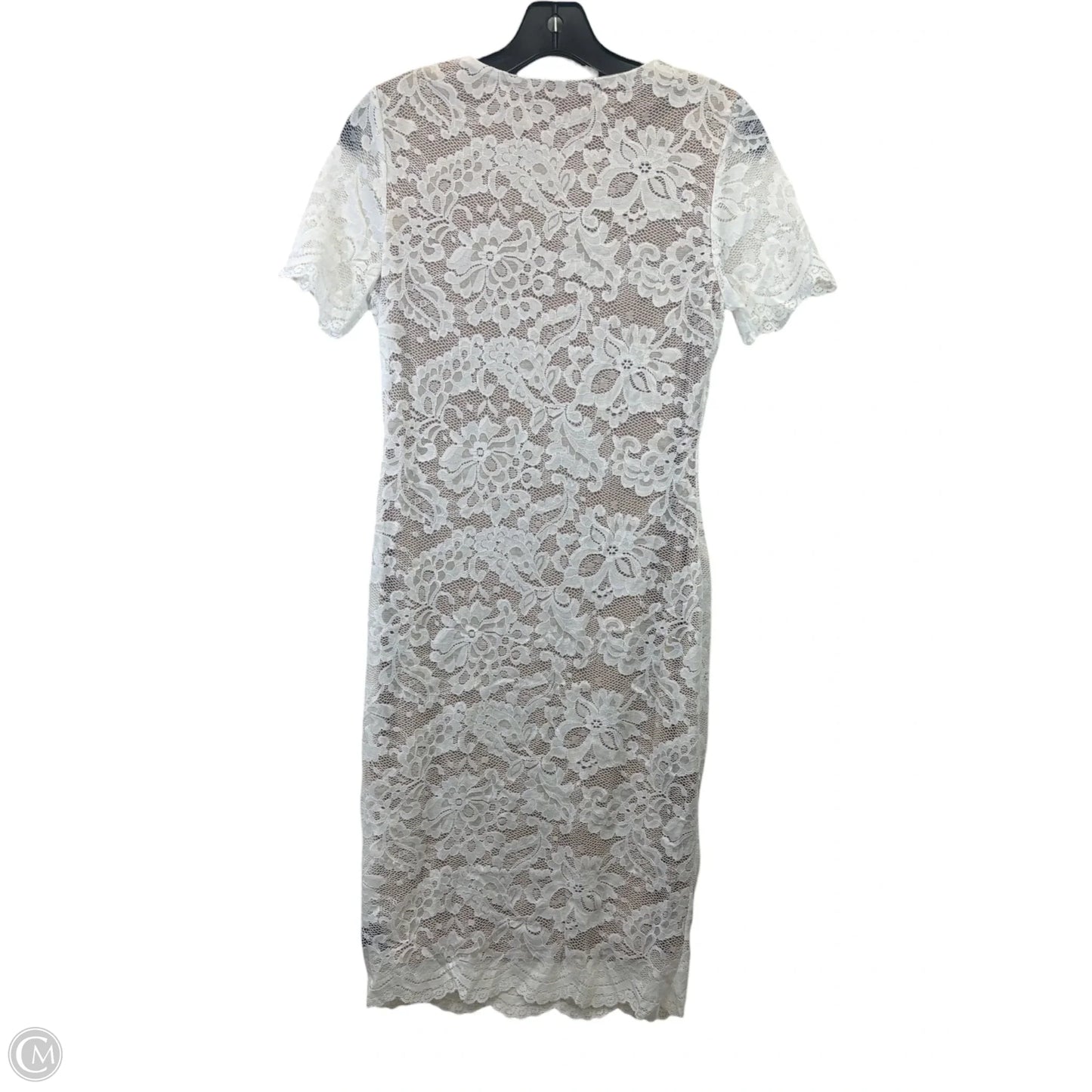 Dress Party Midi By Shein In White, Size: M