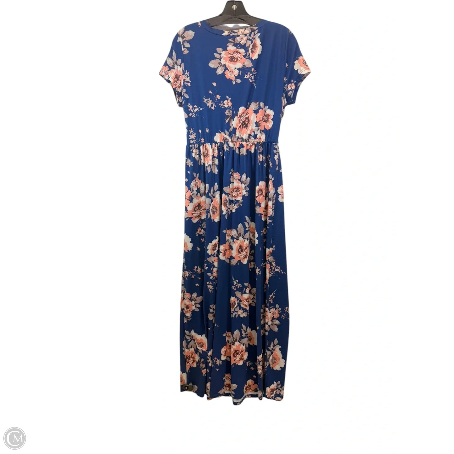 Dress Casual Maxi By Kranda In Floral Print, Size: Xl