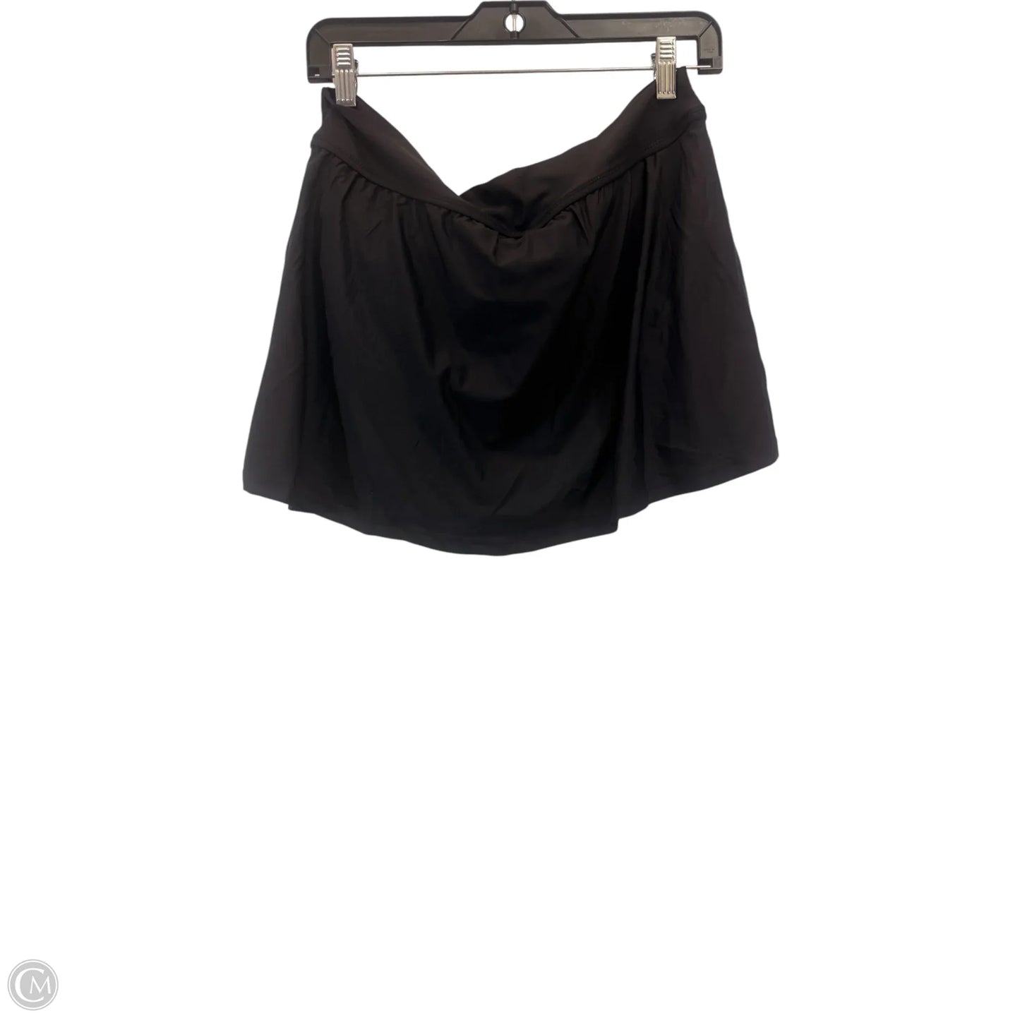 Athletic Skort By Anne Cole In Black, Size: Xl