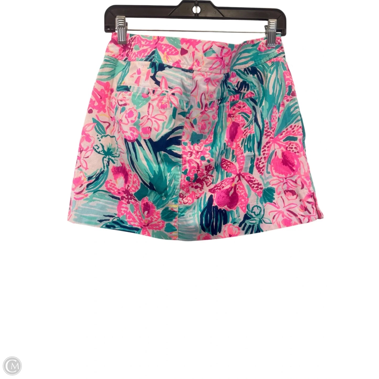Shorts Designer By Lilly Pulitzer In Green & Pink, Size: M