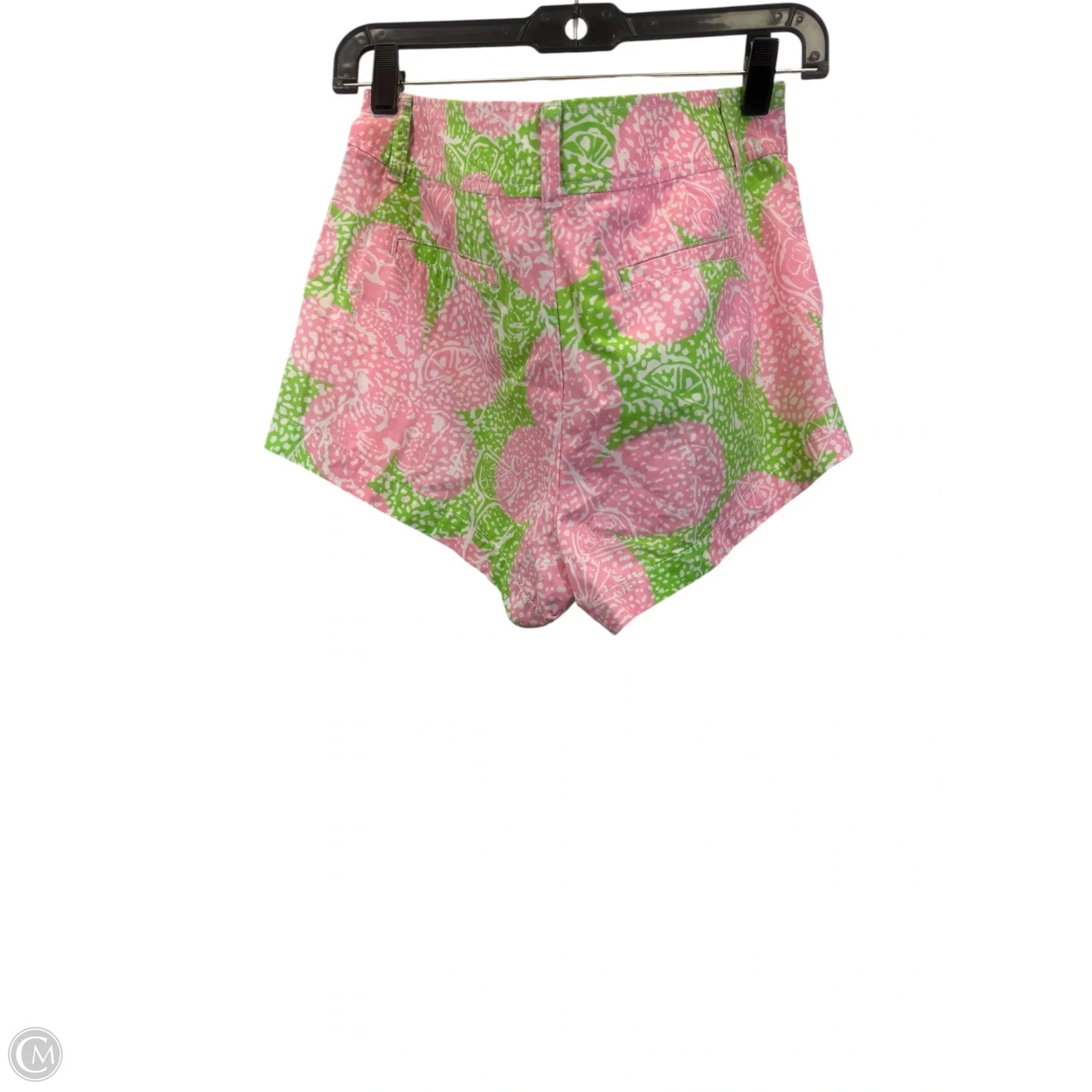 Shorts Designer By Lilly Pulitzer In Green & Pink, Size: 8
