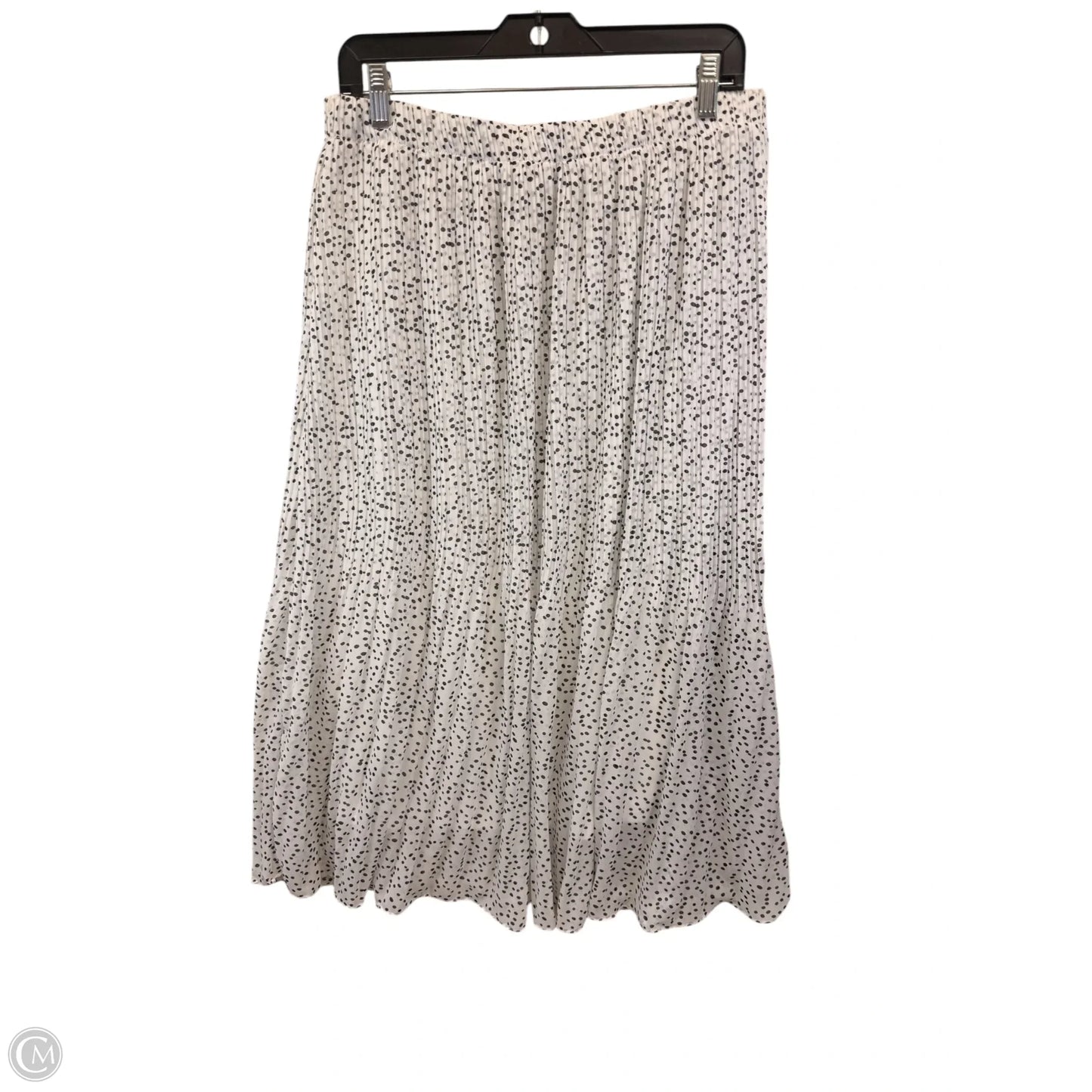 Skirt Maxi By Wdny In Black & White, Size: L