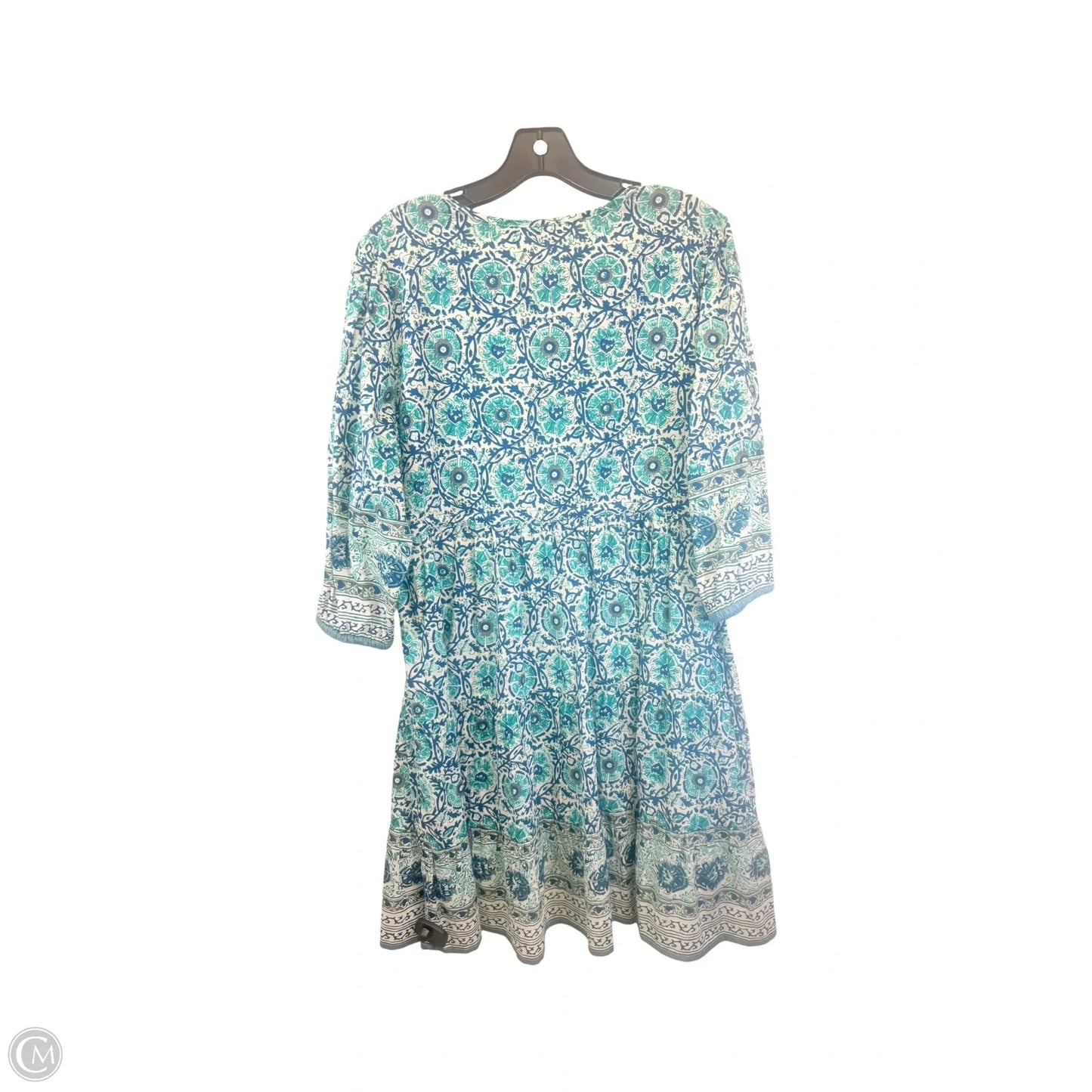 Dress Casual Midi By Soft Surroundings In Blue & Green, Size: Lp