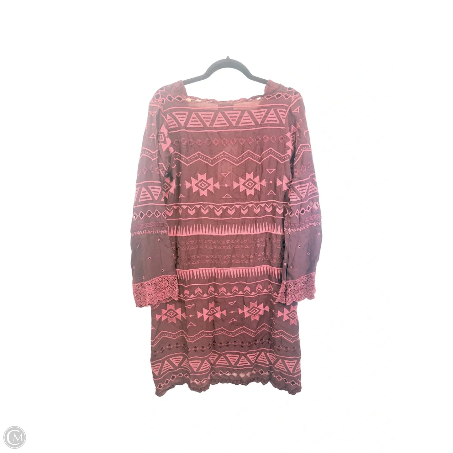 Dress Casual Midi By Johnny Was In Purple, Size: Xs