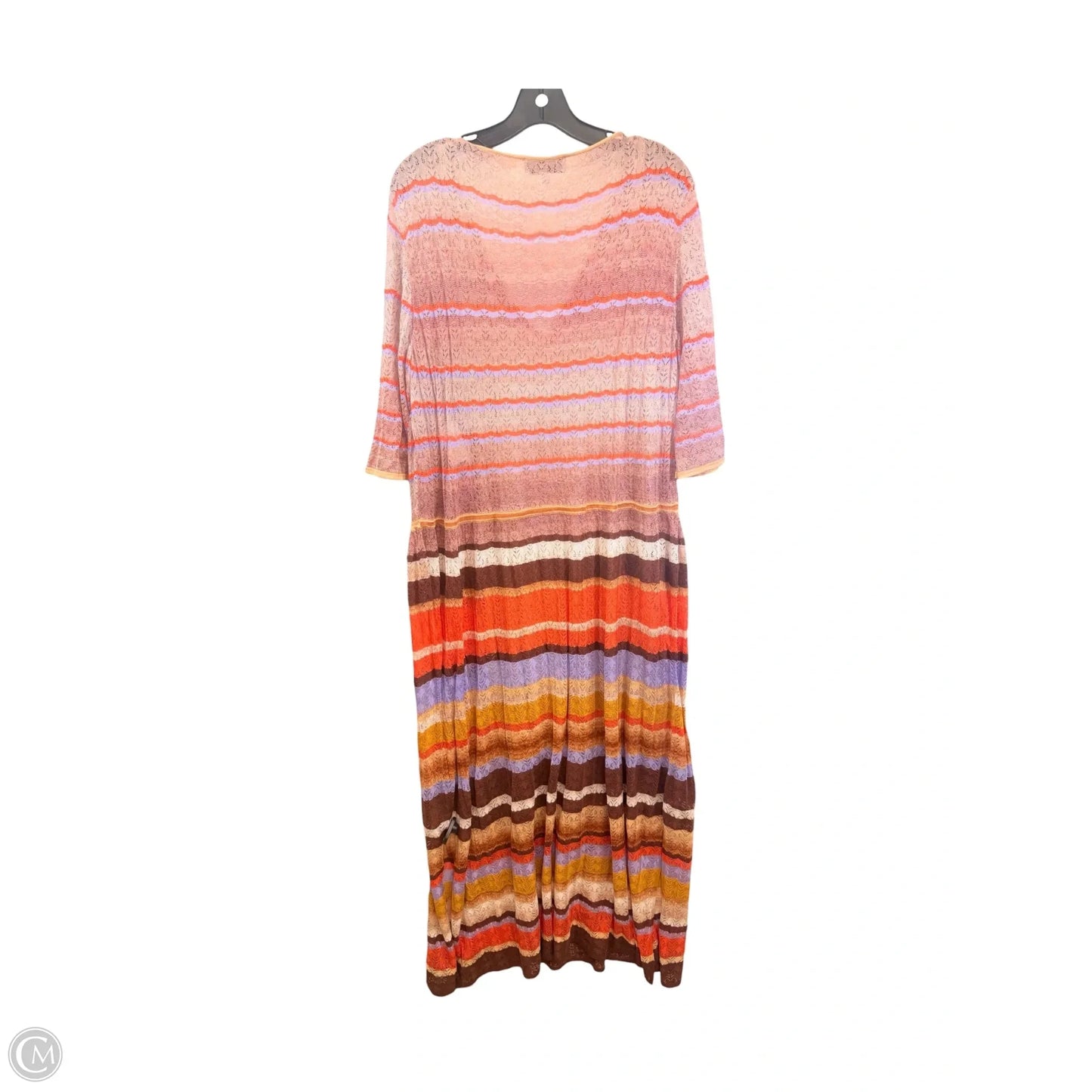 Dress Set 2pc By Clothes Mentor In Orange & Purple, Size: Xl
