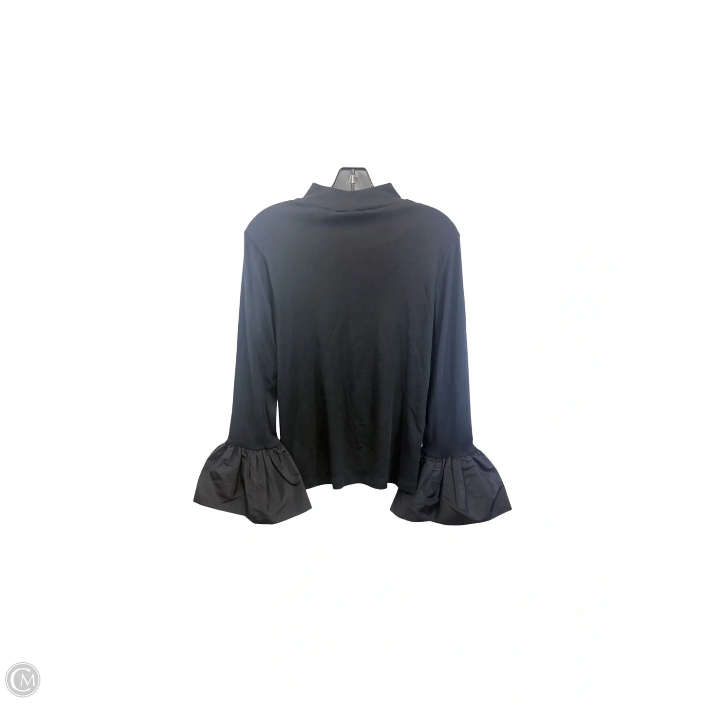 Top Long Sleeve By Ann Taylor In Black, Size: M