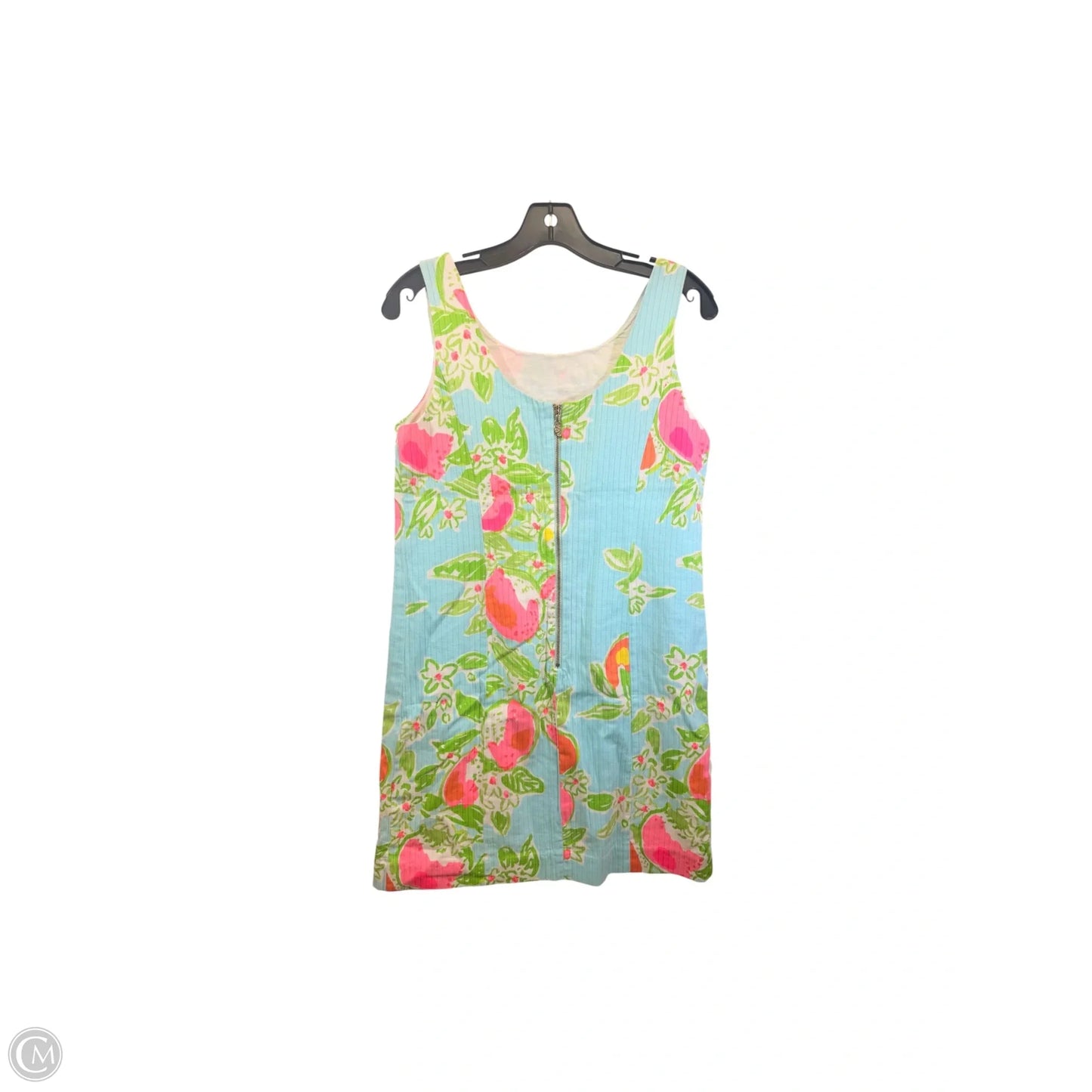 Dress Designer By Lilly Pulitzer In Blue & Green, Size: 4