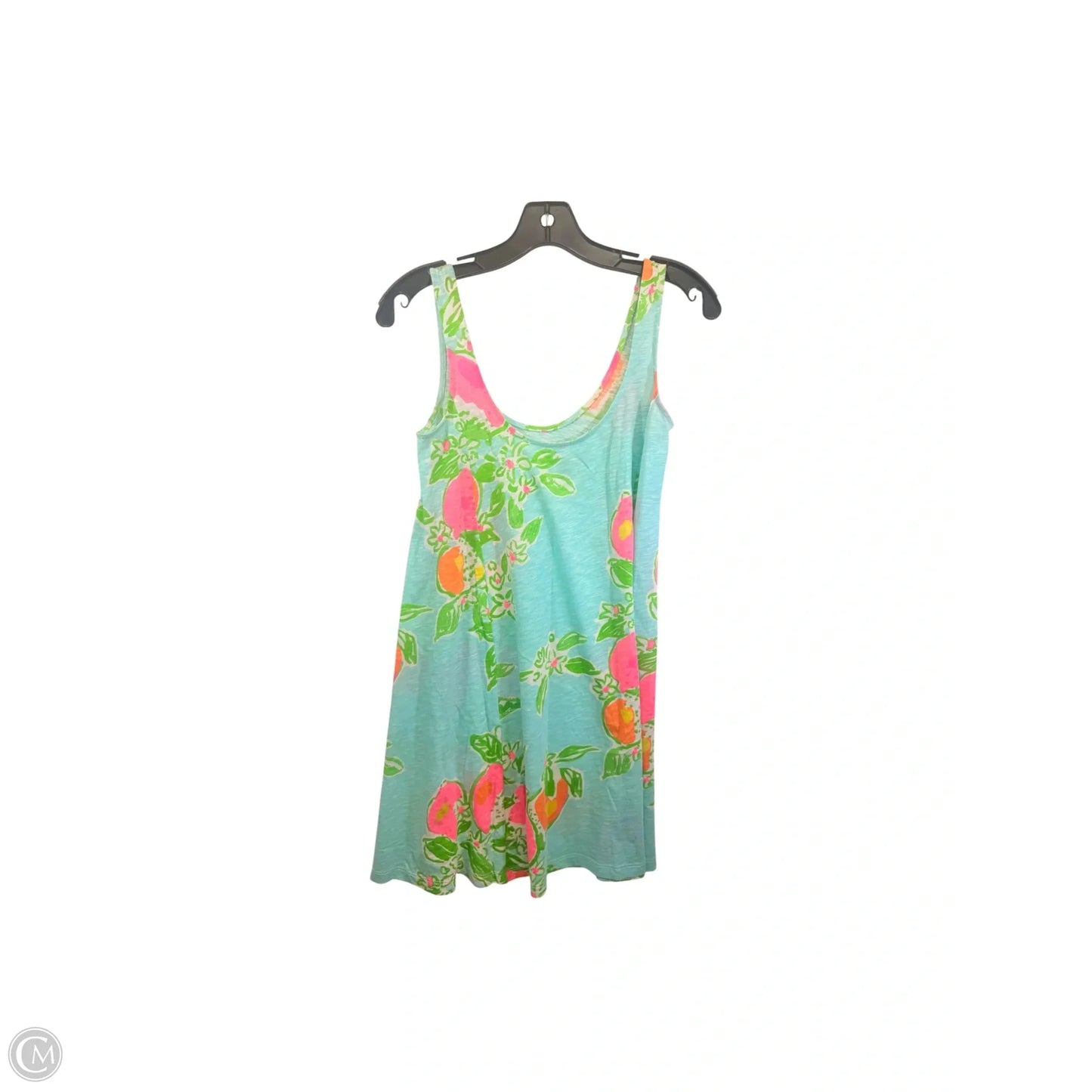 Dress Designer By Lilly Pulitzer In Blue & Green, Size: Xs