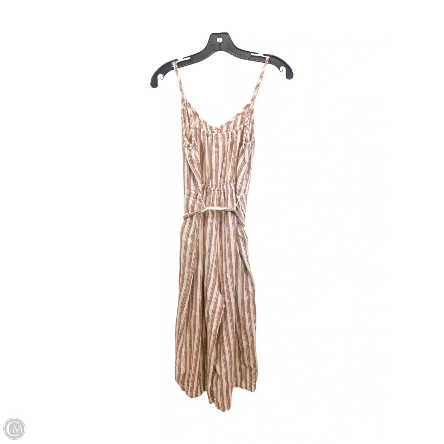 Jumpsuit By Universal Thread In Tan & White, Size: S