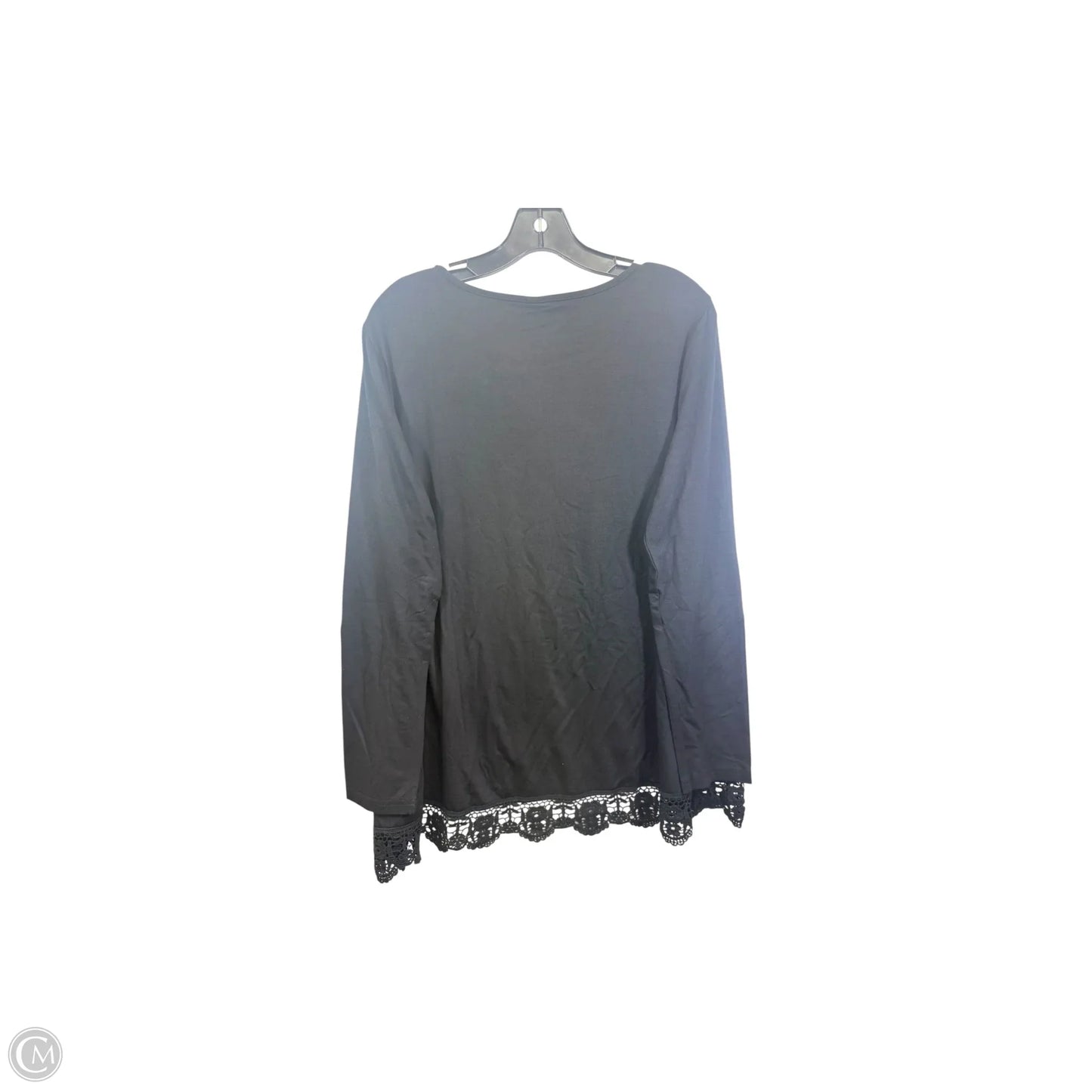 Tunic 3/4 Sleeve By JWD In Black, Size: Xl
