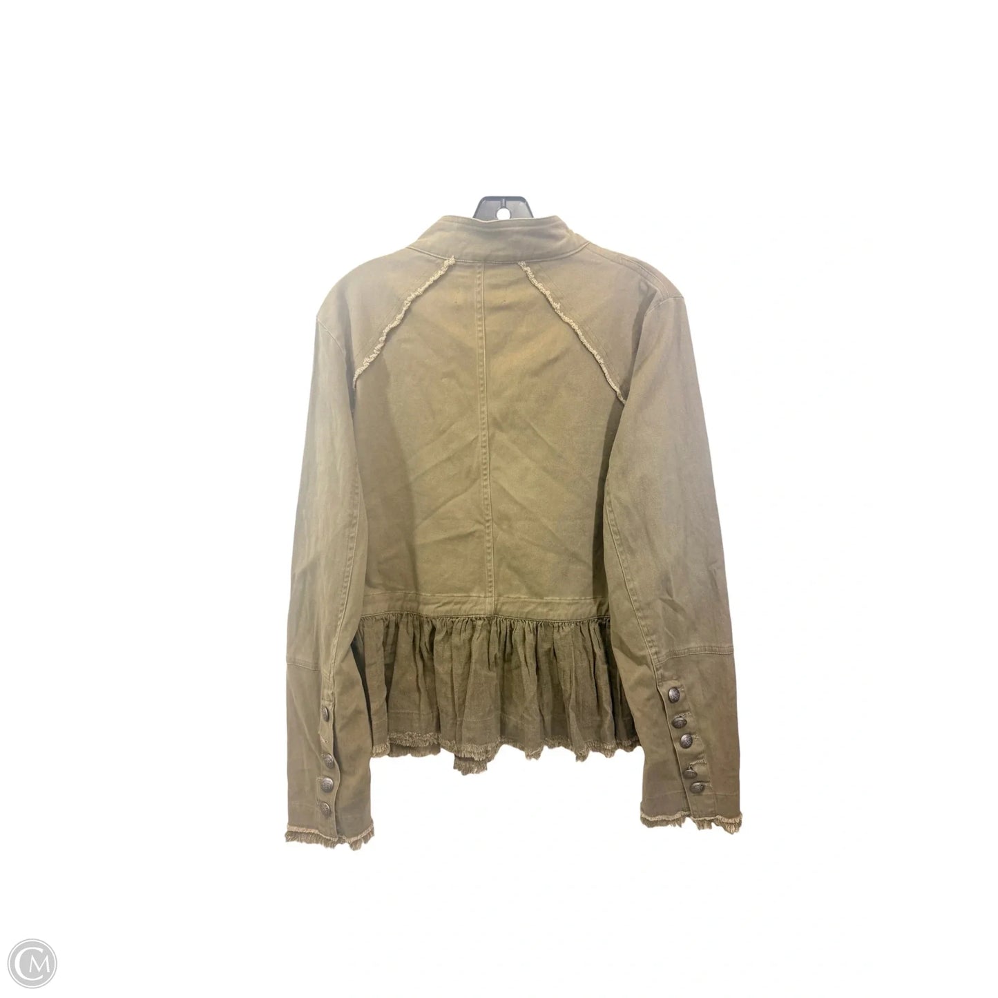 Jacket Denim By Amaryllis In Green, Size: M