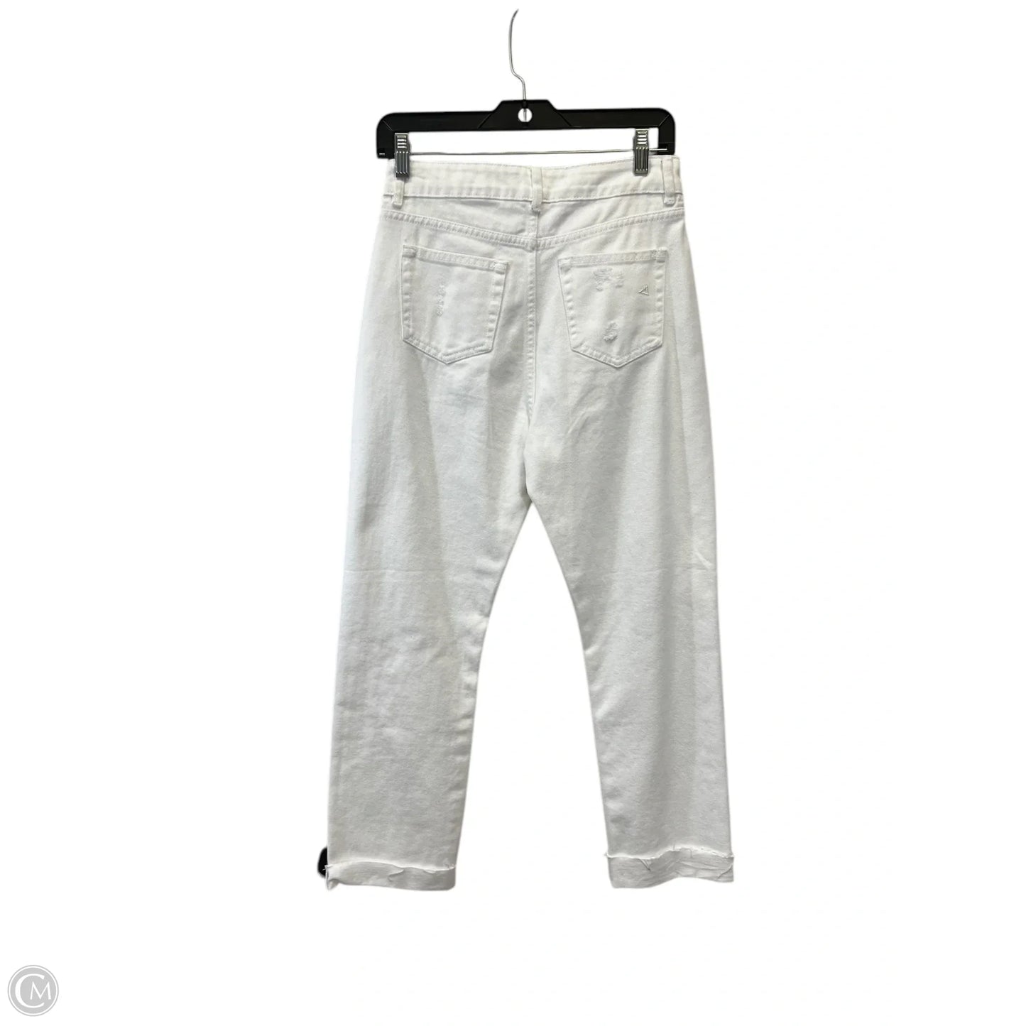 Jeans Skinny By Elan In White, Size: 4