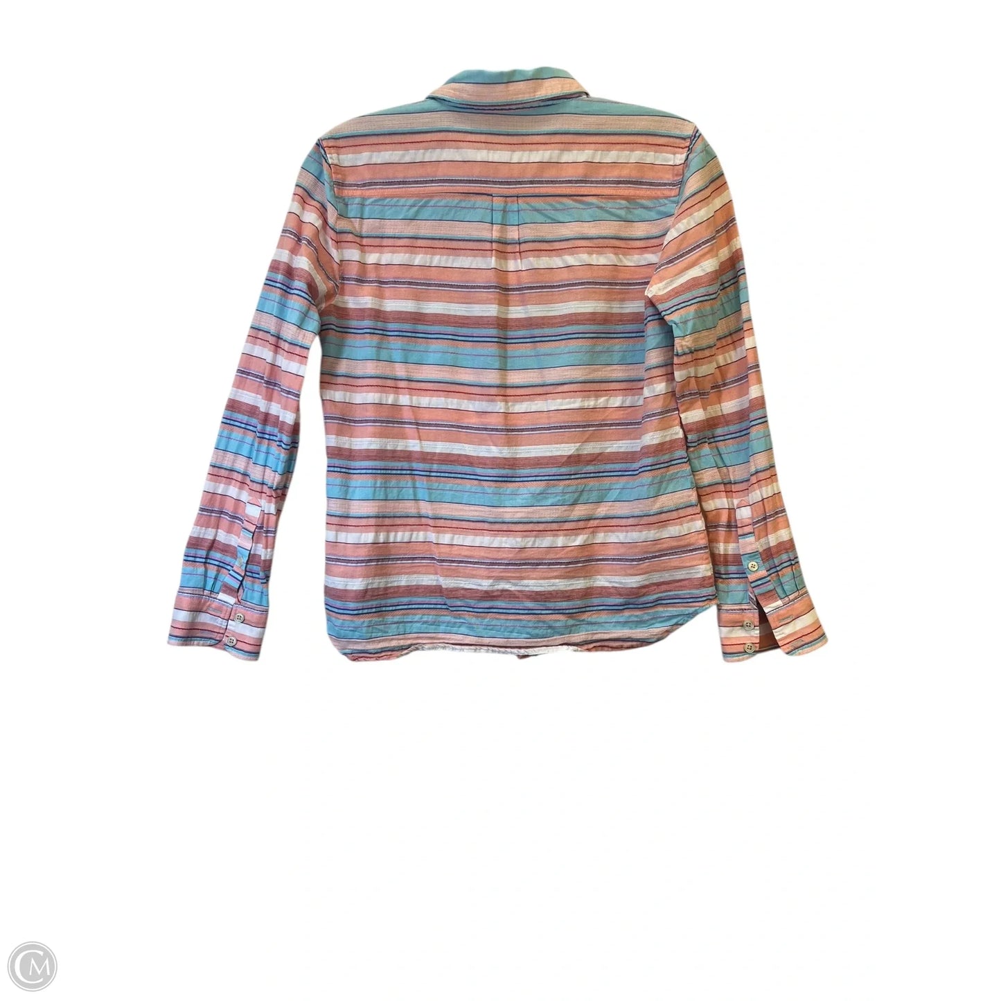 Top Long Sleeve By Talbots In Blue & Pink, Size: Xsp