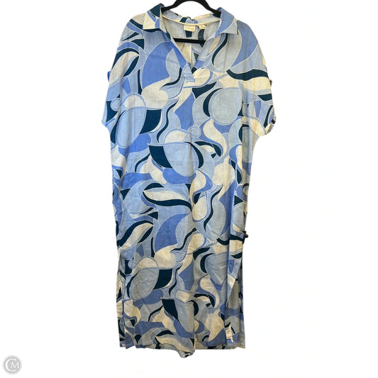 Dress Designer By Rachel Zoe In Blue & White, Size: Xl