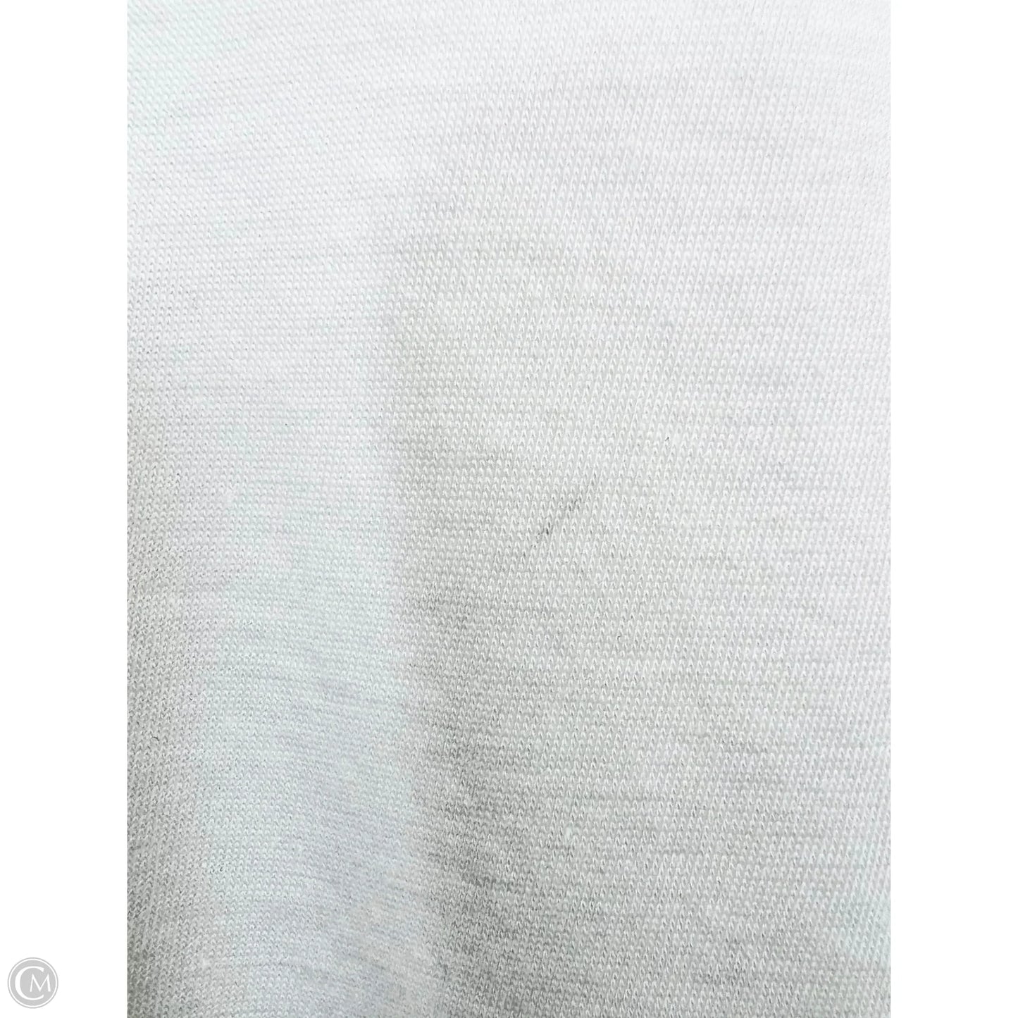 Top Short Sleeve Luxury Designer By Celine In White, Size: M