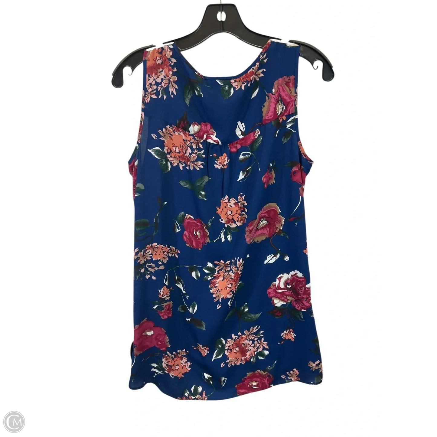 Top Sleeveless By Chelsea And Theodore In Floral Print, Size: S