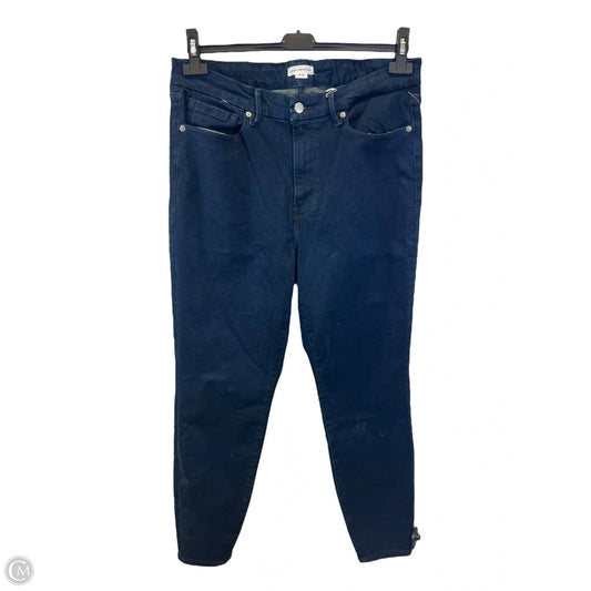 Jeans Designer By Good American In Blue Denim, Size: 14