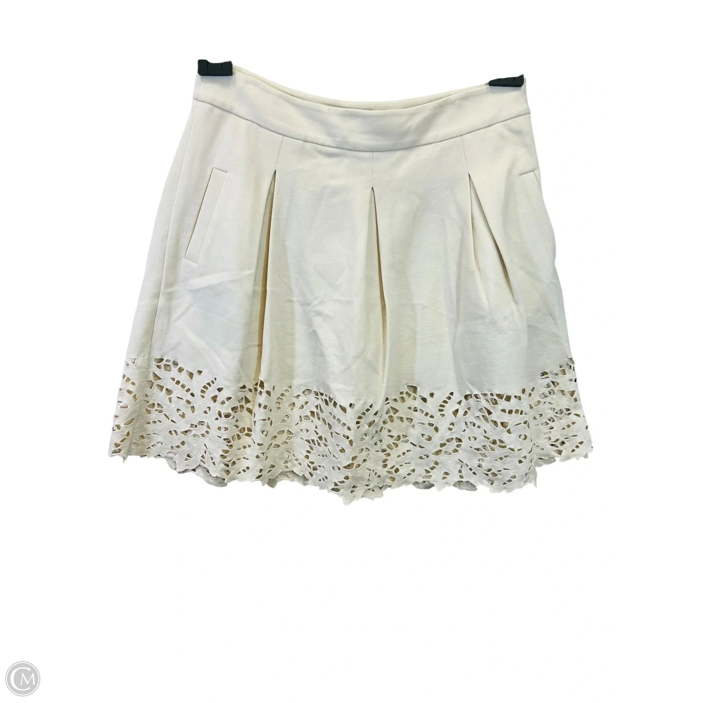 Skirt Designer By Bcbgmaxazria In Tan, Size: M