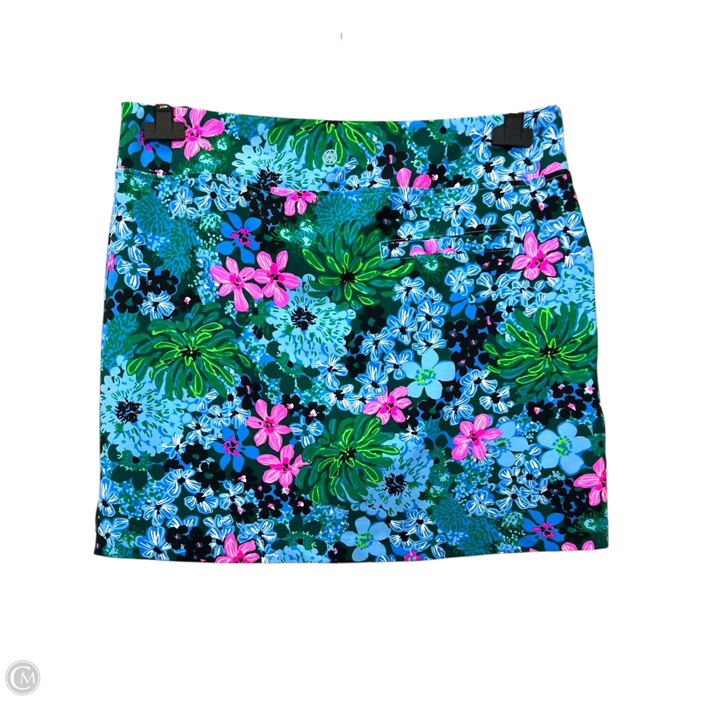 Athletic Skort By Lilly Pulitzer In Blue & Green, Size: 14