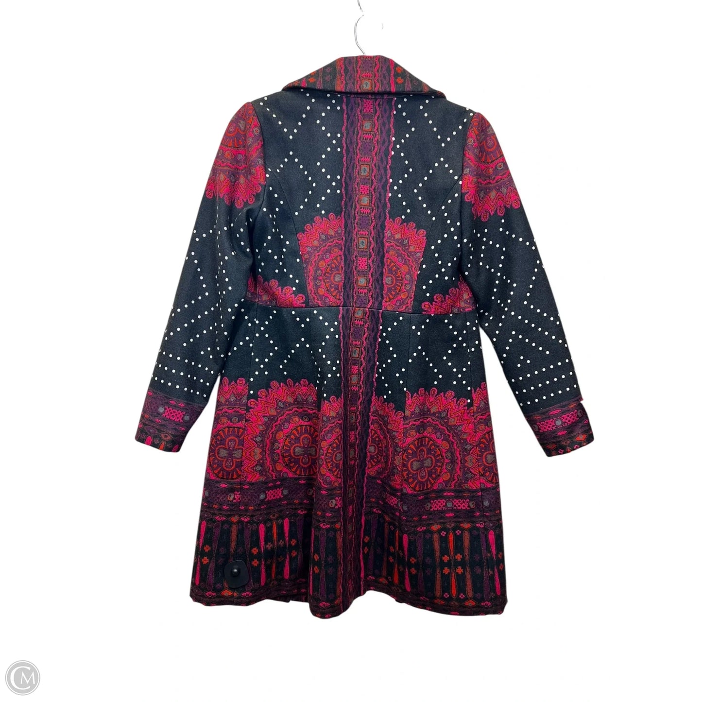 Coat Designer By Tracy Reese In Black & Red, Size: S