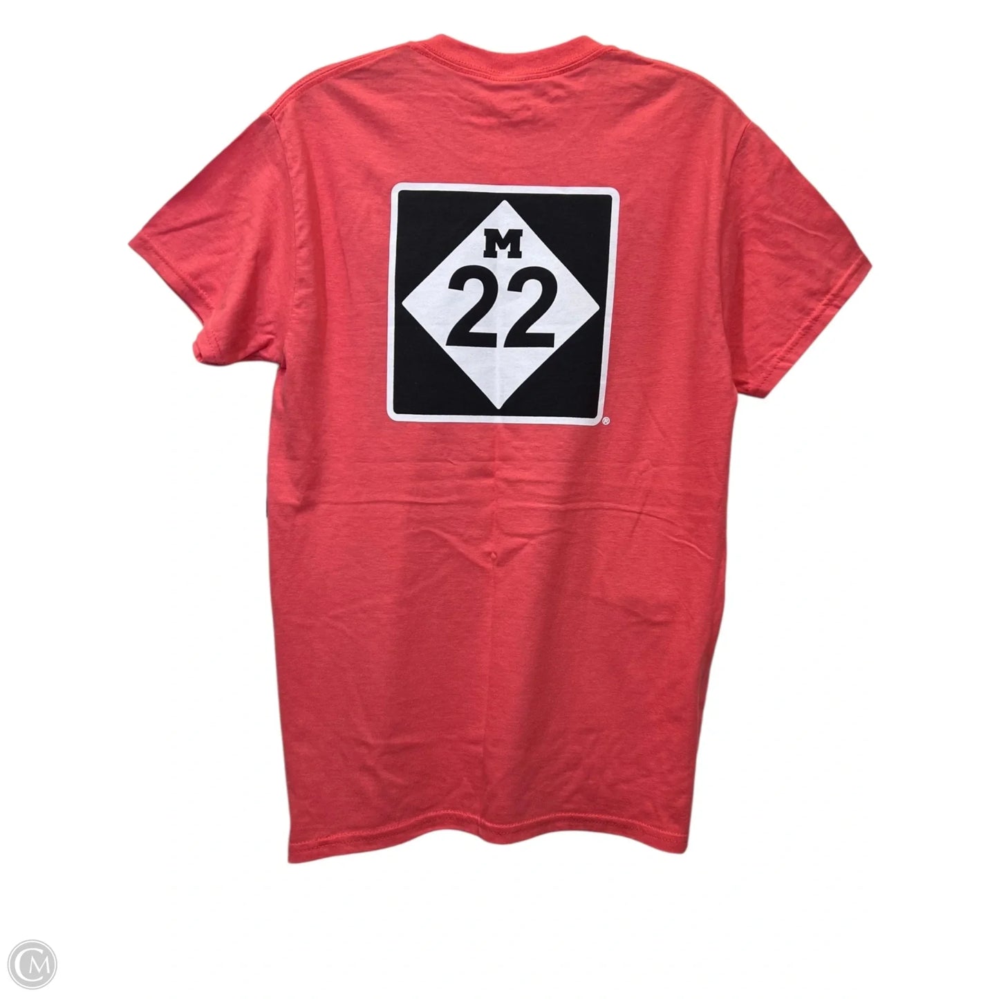 Top Short Sleeve Basic By M22 In Pink, Size: S