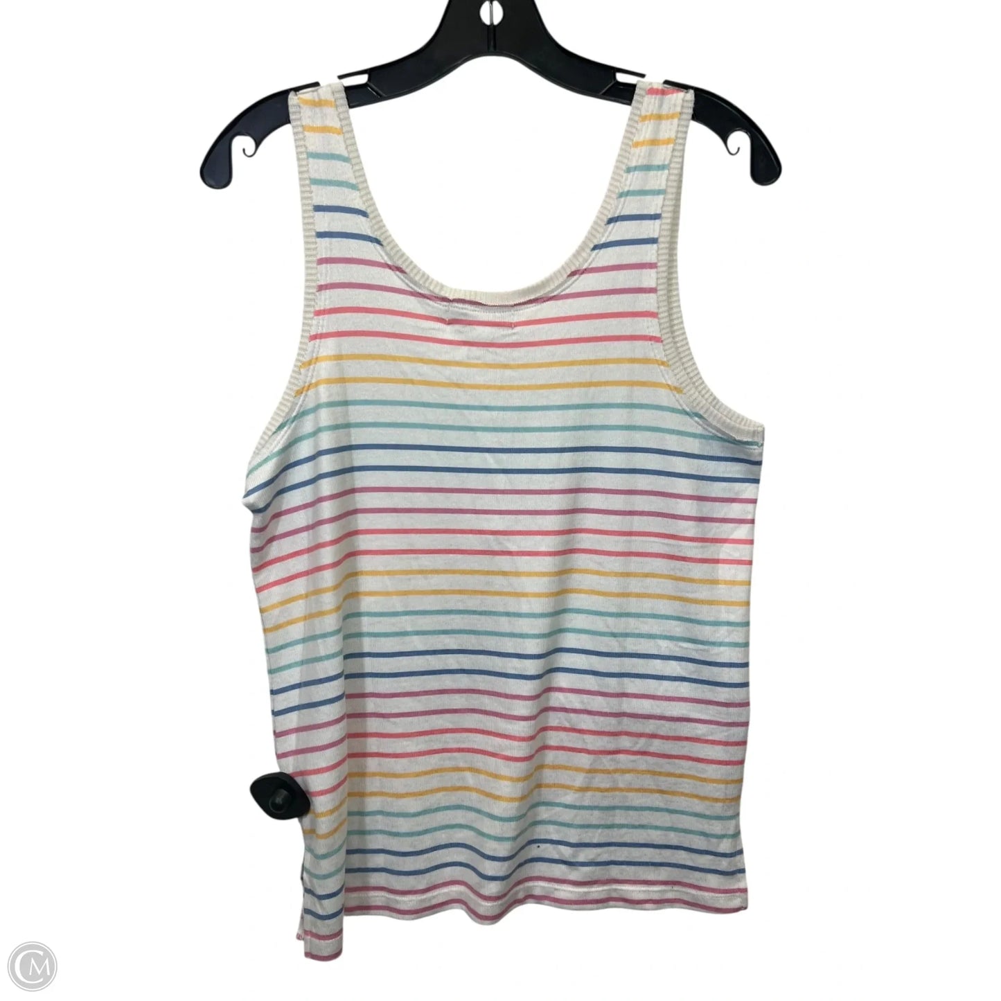 Top Sleeveless By PJSalvage Mentor In Striped Pattern, Size: S