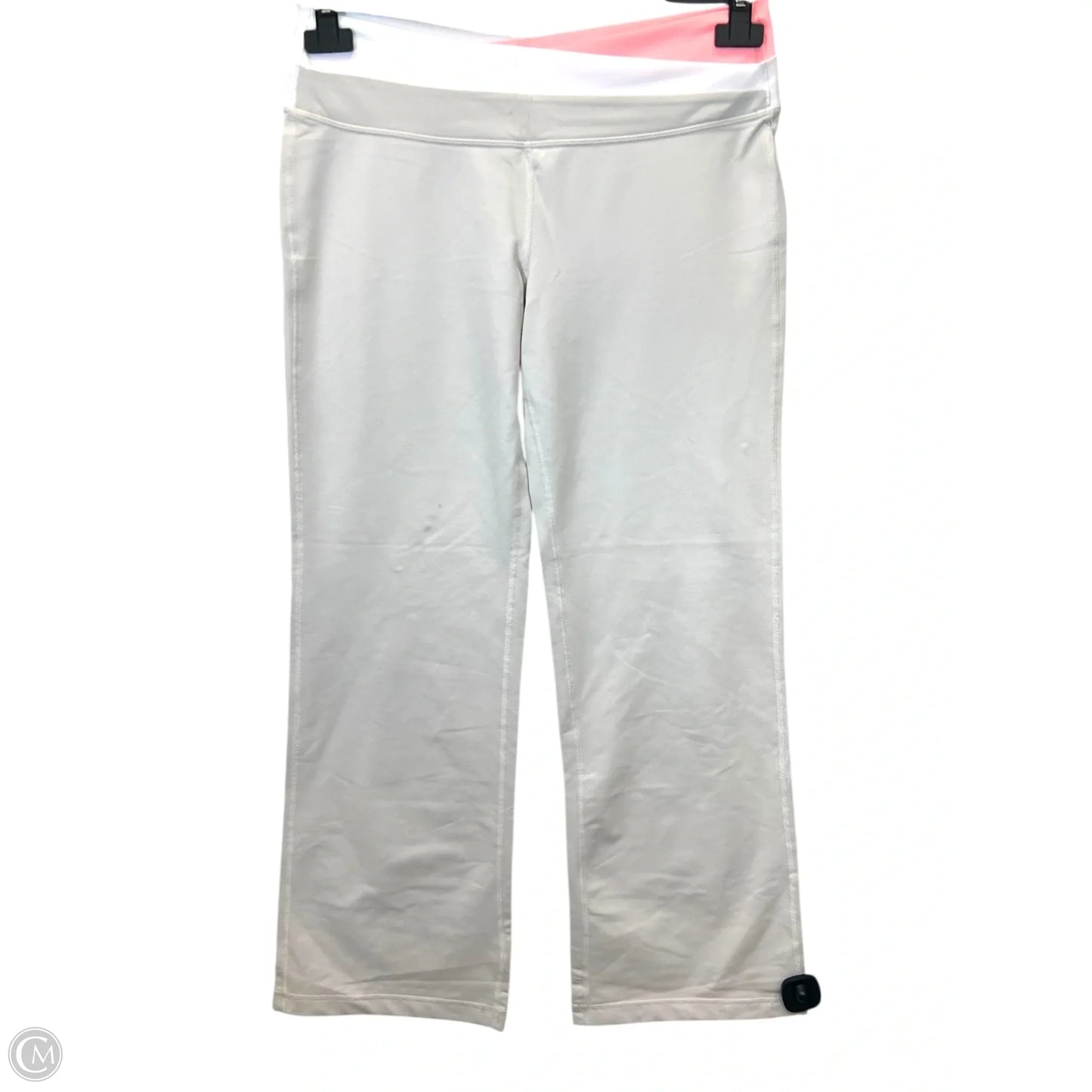 Athletic Pants By Lululemon In Tan & White, Size: 12