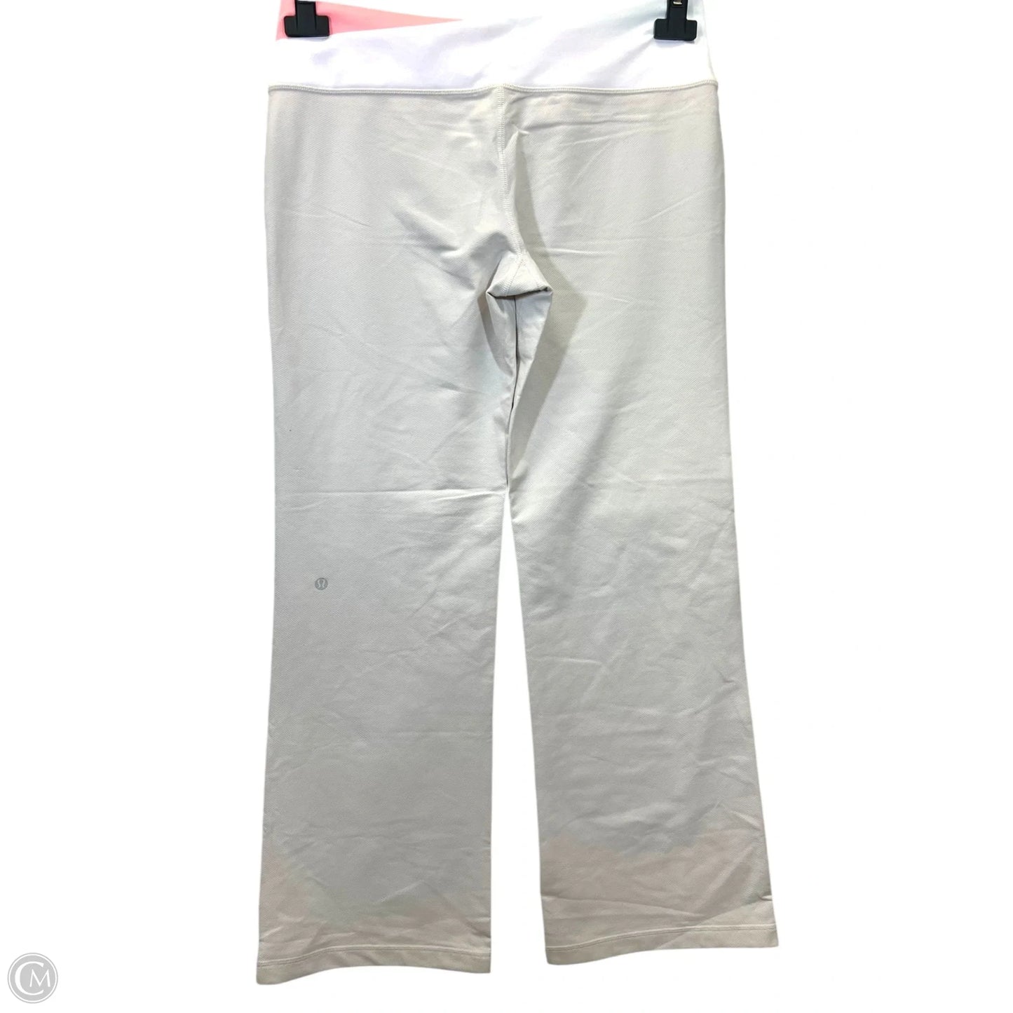 Athletic Pants By Lululemon In Tan & White, Size: 12