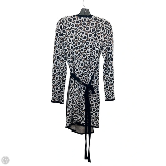 Dress Designer By Diane Von Furstenberg In Black & Pink, Size: M