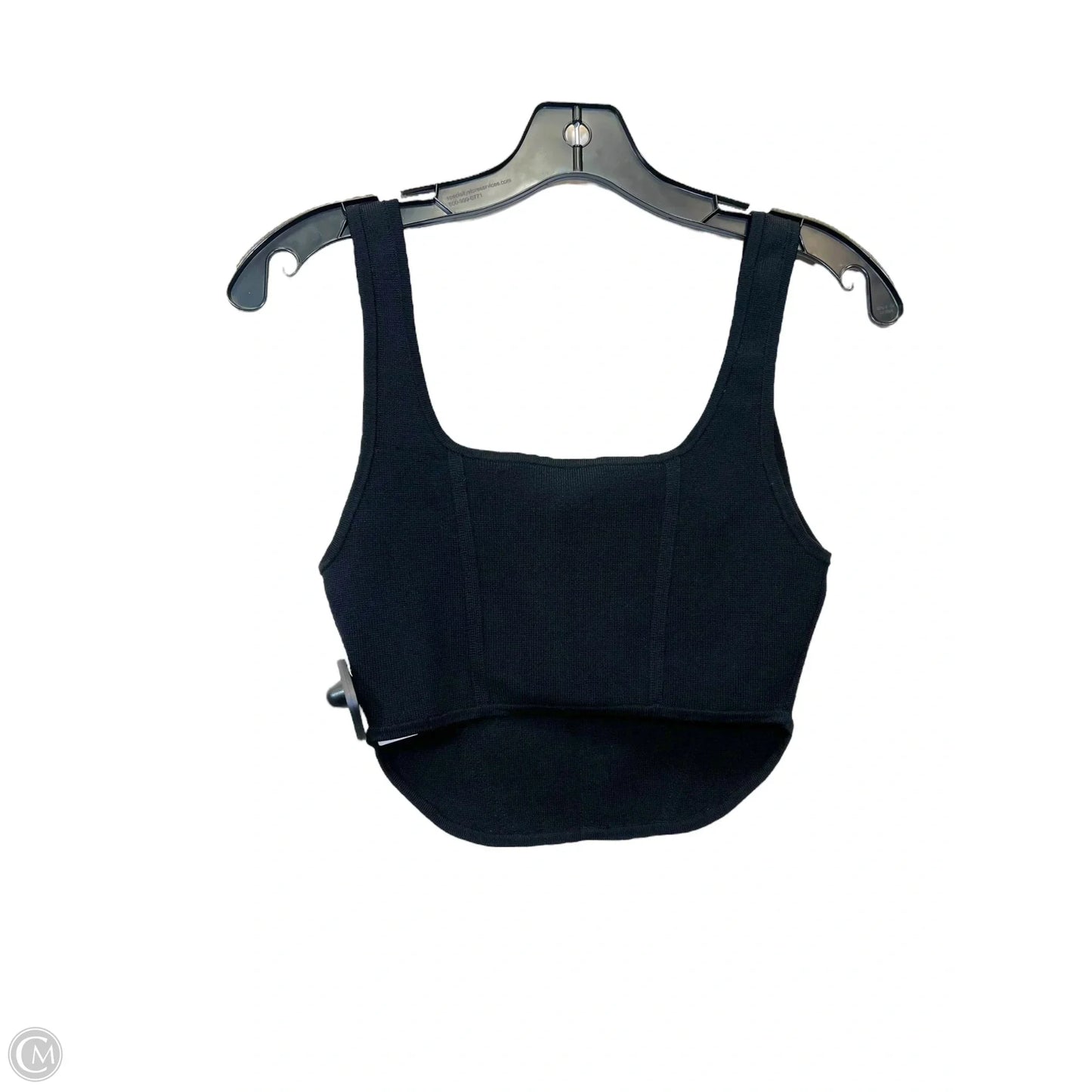 Top Sleeveless Designer By Babaton In Black, Size: M