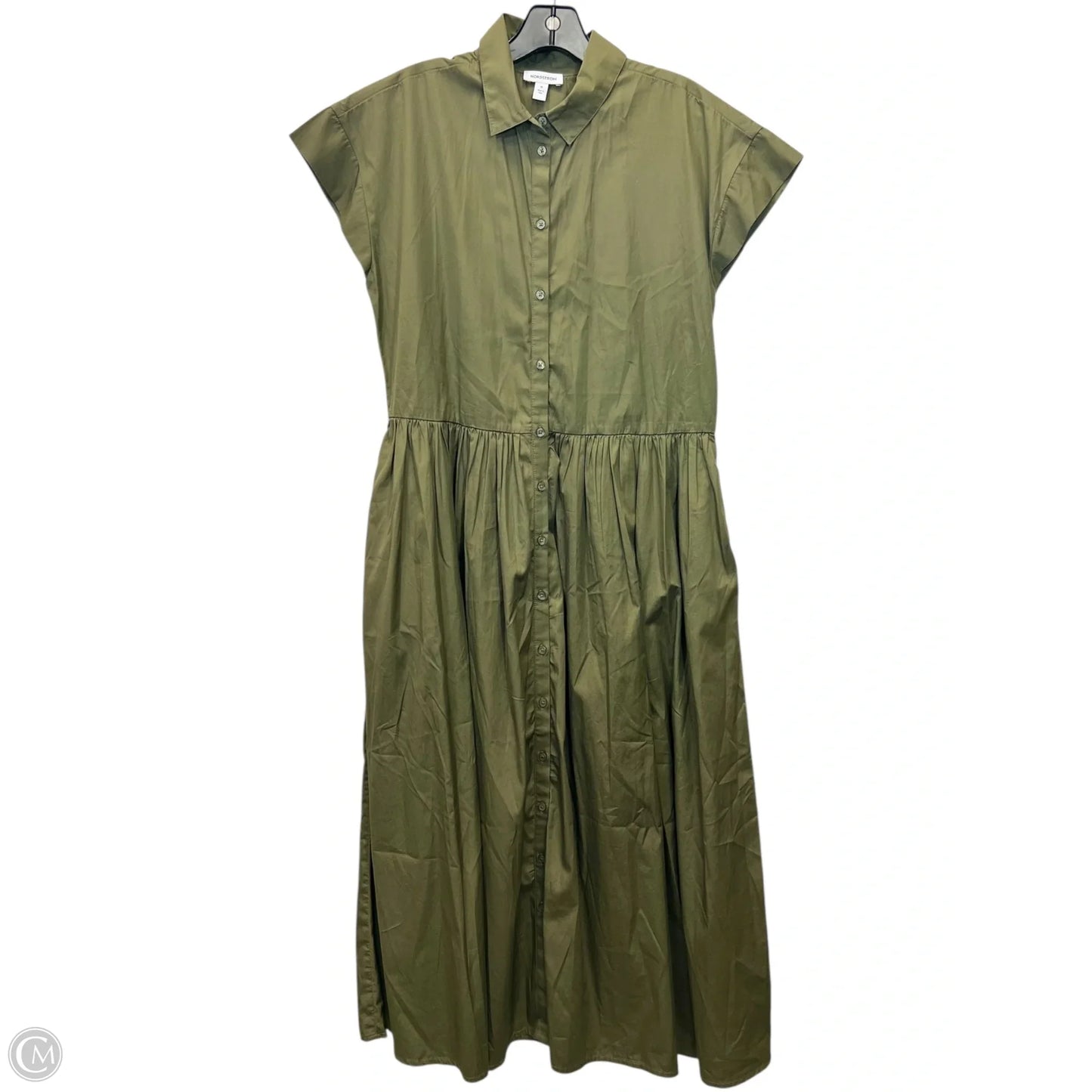 Dress Casual Maxi By Nordstrom In Green, Size: M