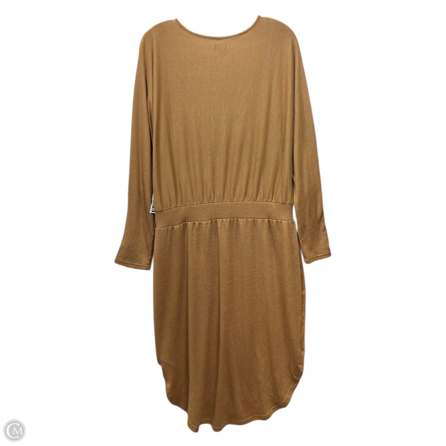 Dress Casual Midi By Gap In Brown, Size: L