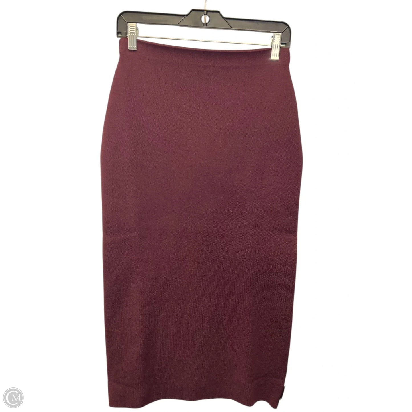 Skirt Maxi By Zara In Maroon, Size: S