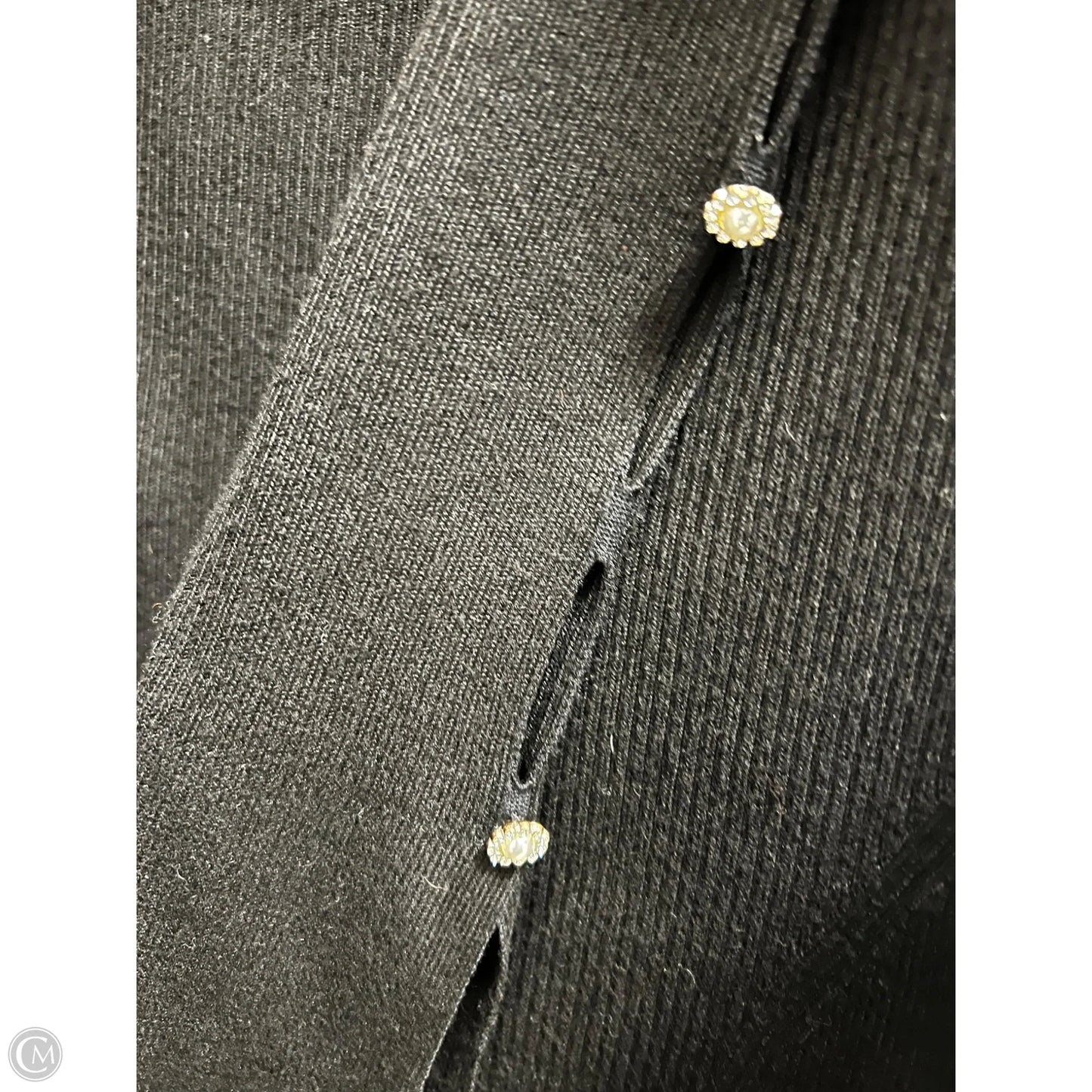 Sweater By White House Black Market In Black & Silver, Size: M