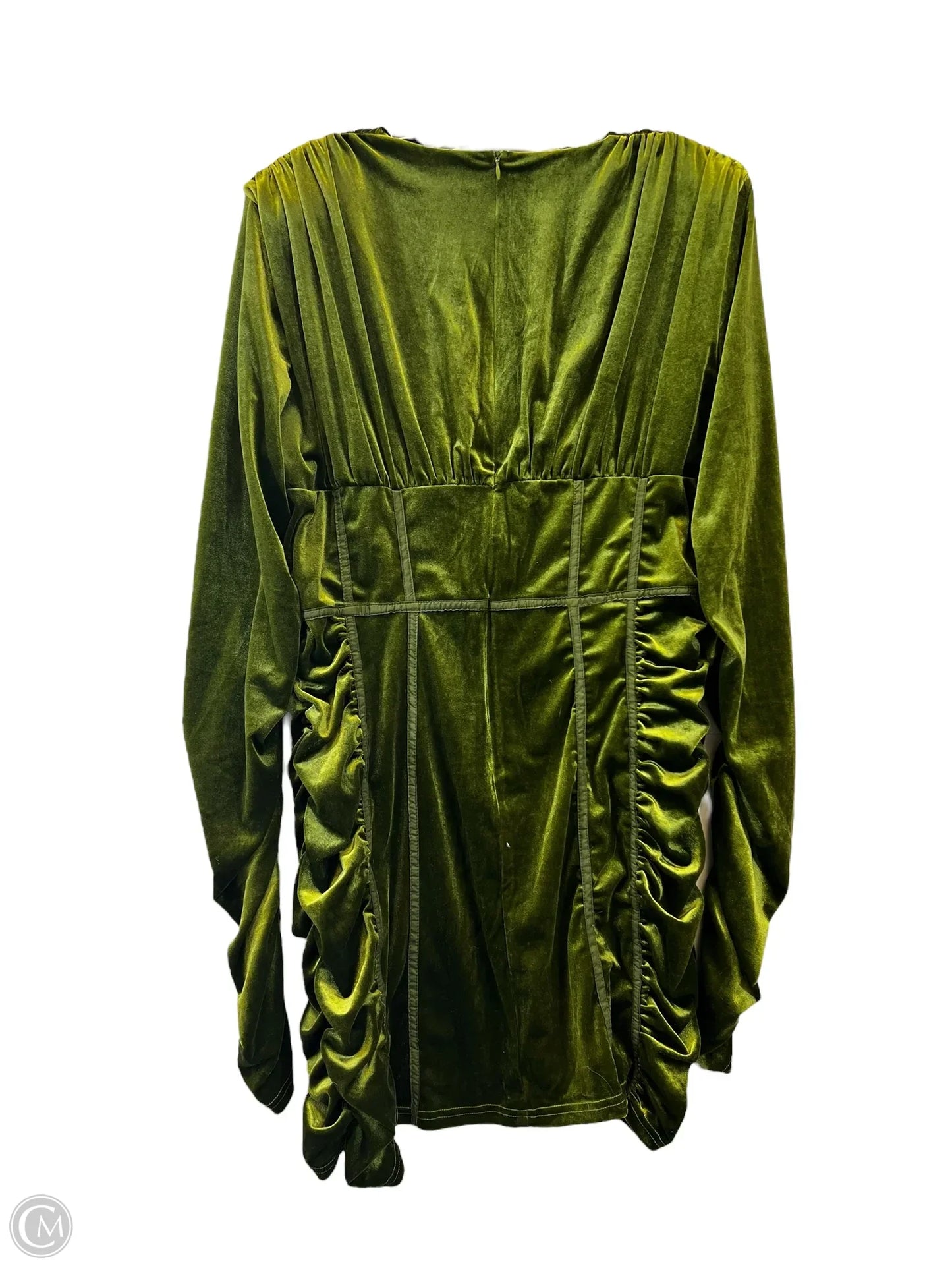 Dress Casual Midi By Pretty Little Thing In Green, Size: Xl