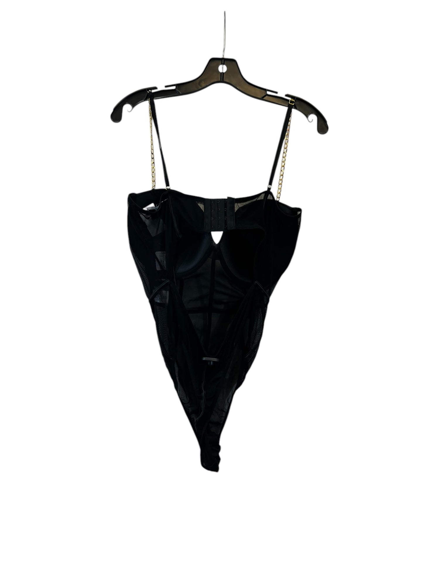 Bodysuit By Fashion Nova In Black & Gold, Size: 2x