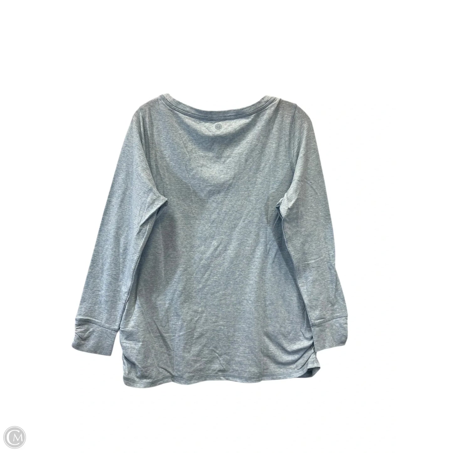 Top Long Sleeve Basic By Talbots In Blue, Size: 1x