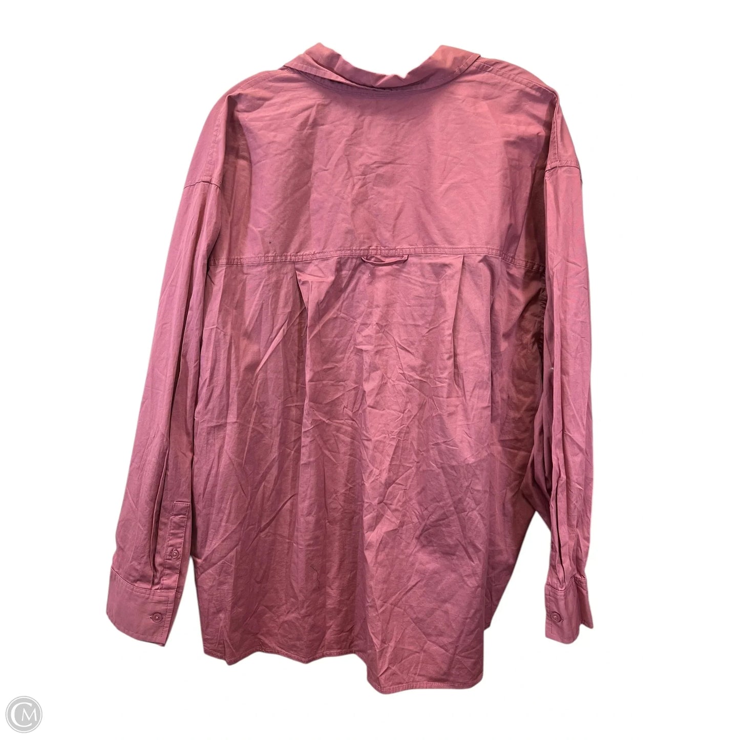 Top Long Sleeve By A New Day In Pink, Size: Xxl