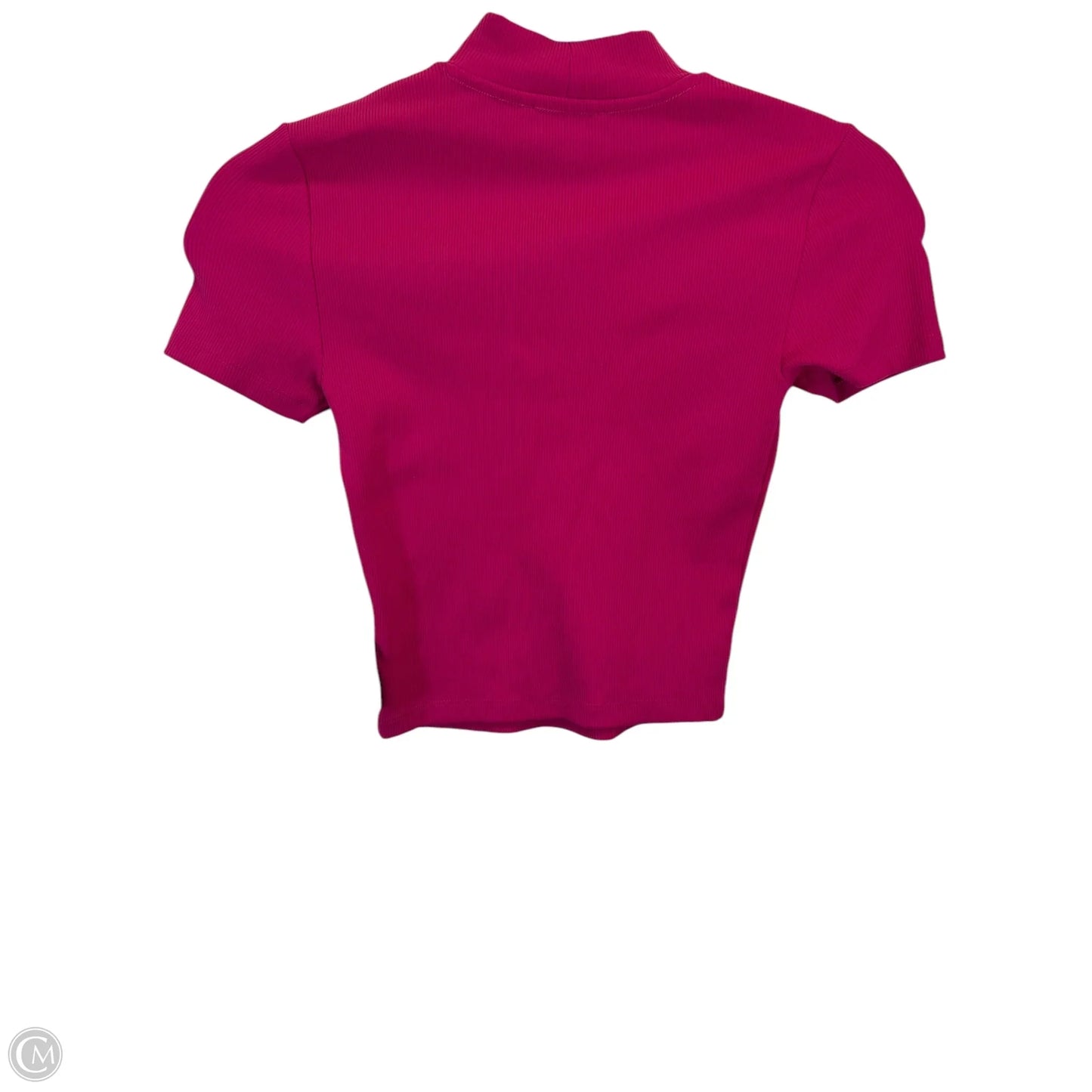 Top Short Sleeve Designer By Babaton In Pink, Size: Xs