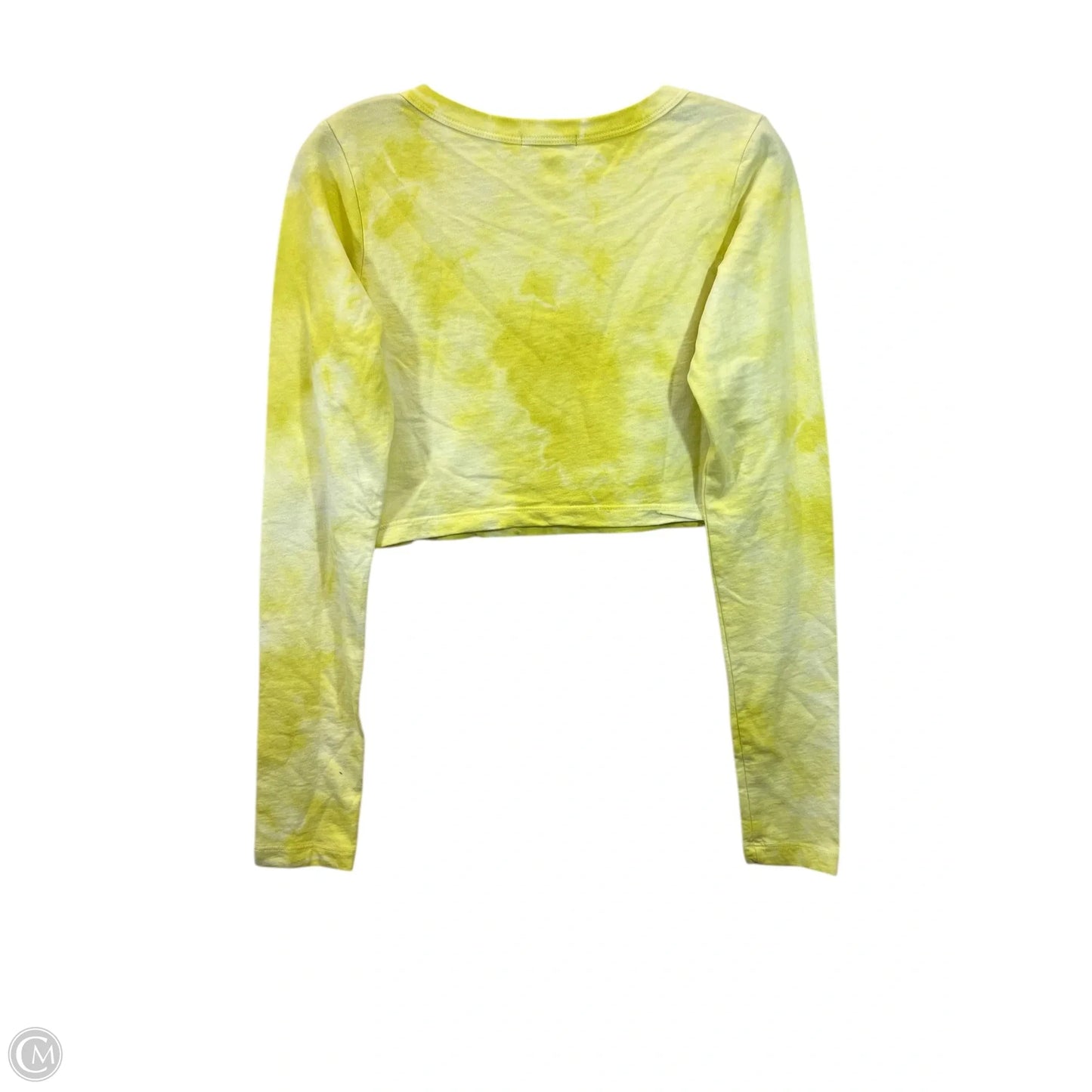 Top Long Sleeve Basic By Cmc In Tie Dye Print, Size: S