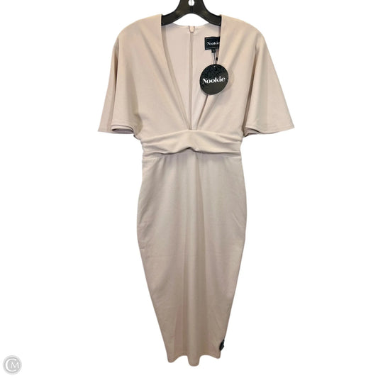 Dress Designer By Nookie In Tan, Size: S