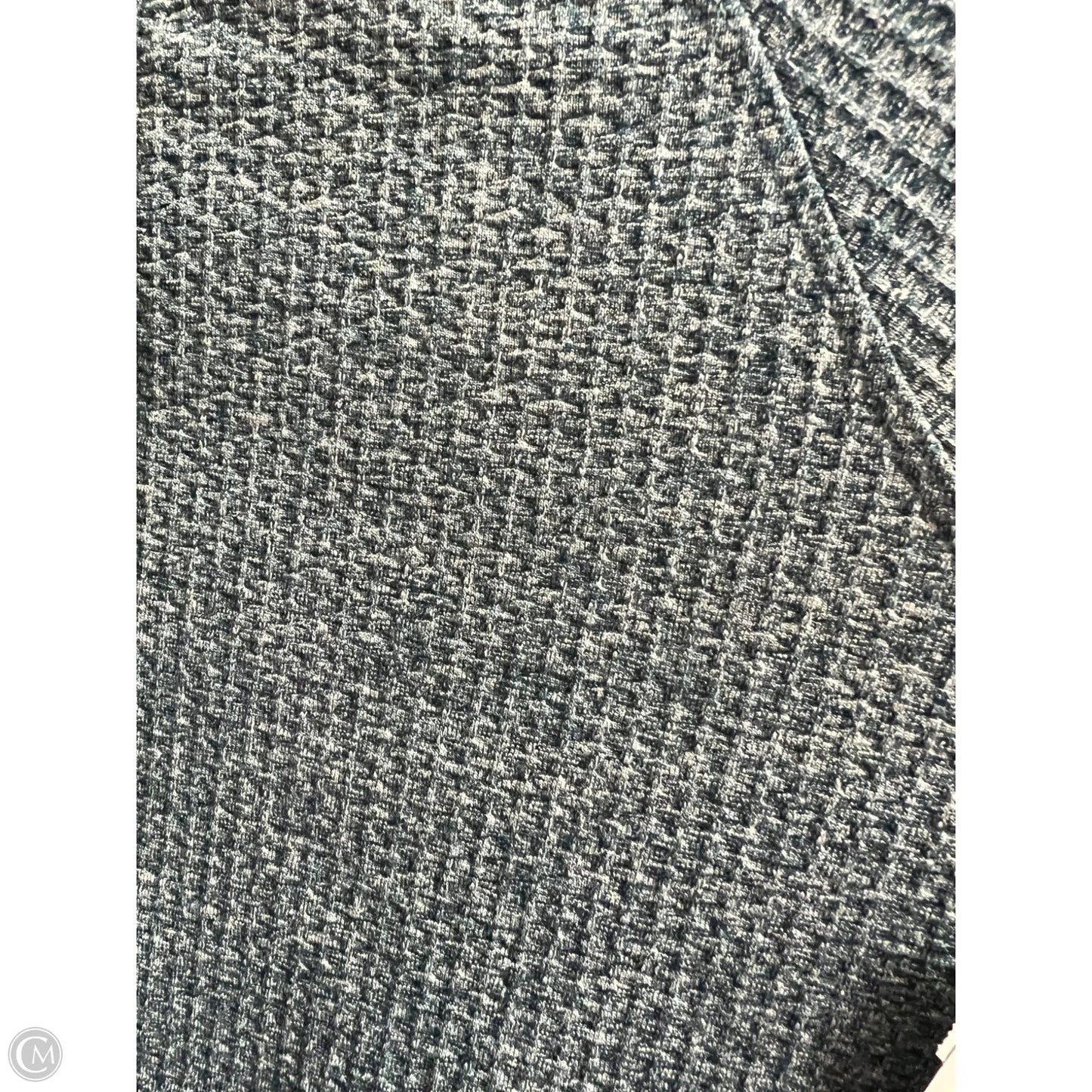 Athletic Top Long Sleeve Collar By Lululemon In Blue, Size: 8