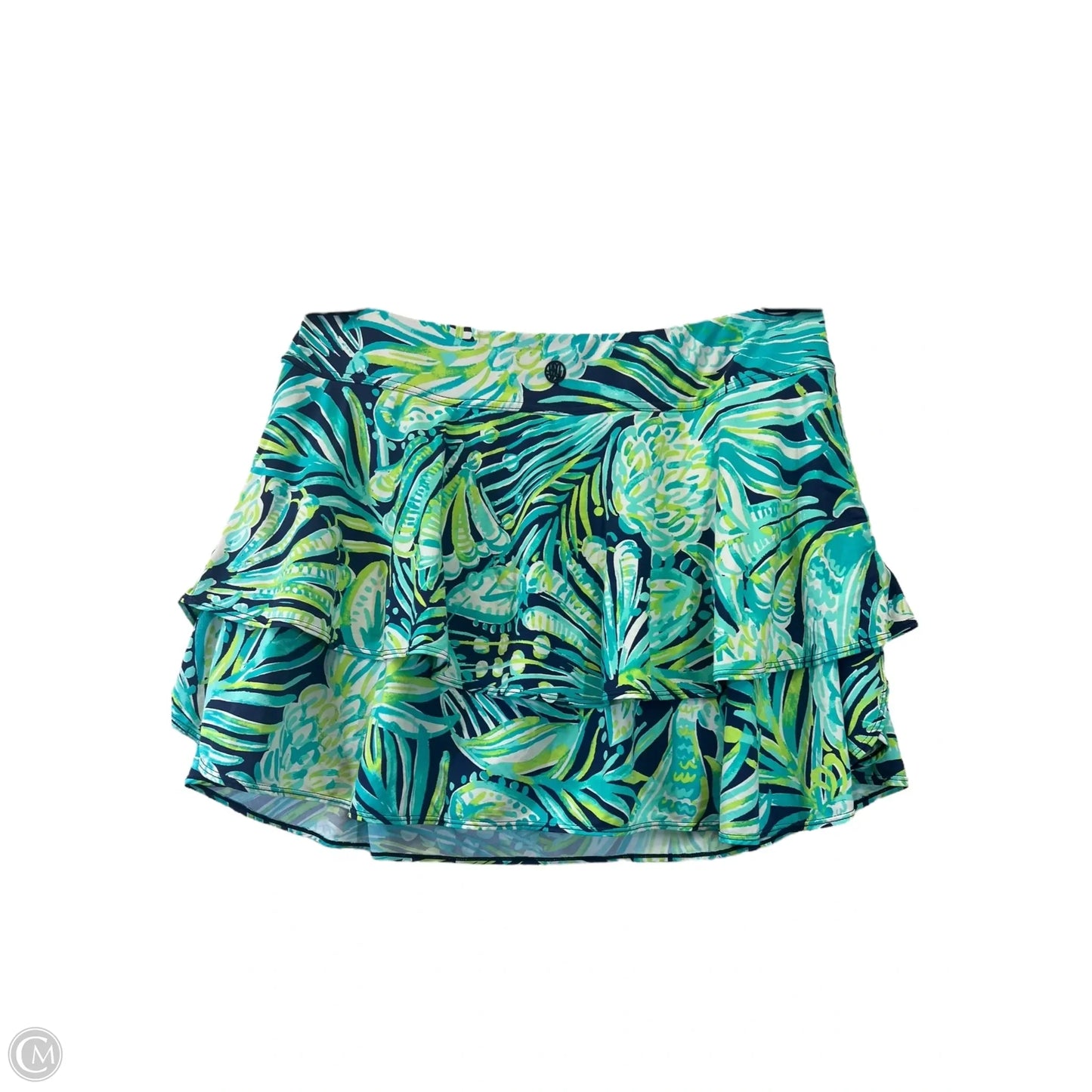 Athletic Skort By Lilly Pulitzer In Blue & Green, Size: L