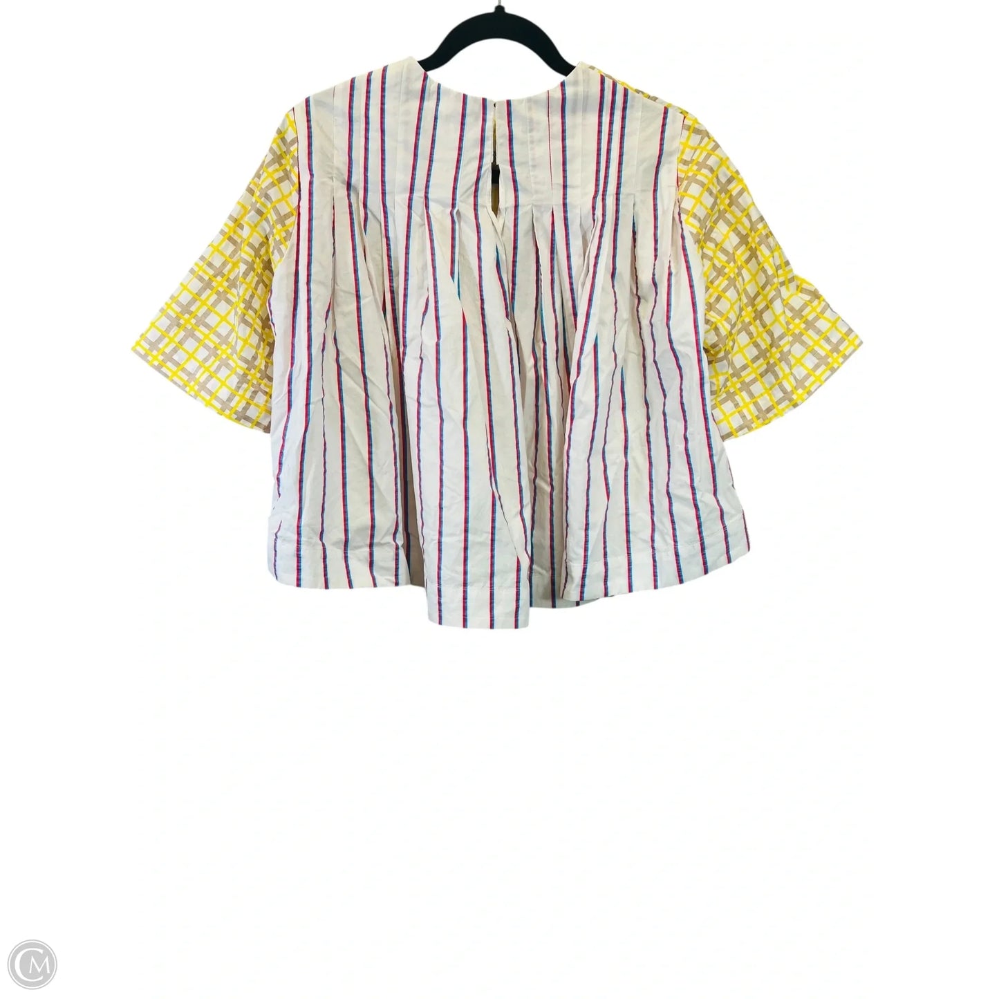 Top Short Sleeve Designer By Rosie Assoulin In Multi-colored, Size: Xs