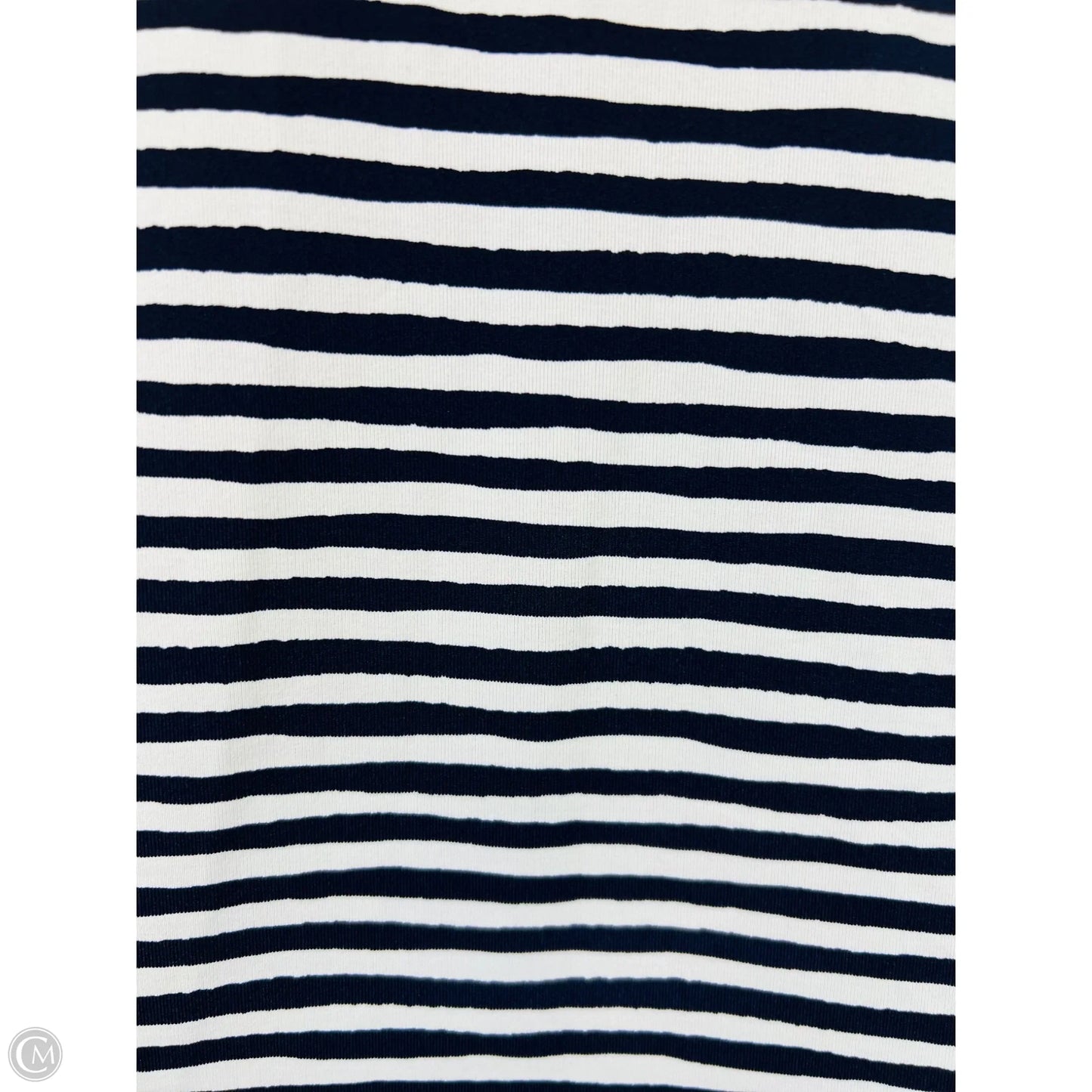 Athletic Top Long Sleeve Collar By Lilly Pulitzer In Striped Pattern, Size: S