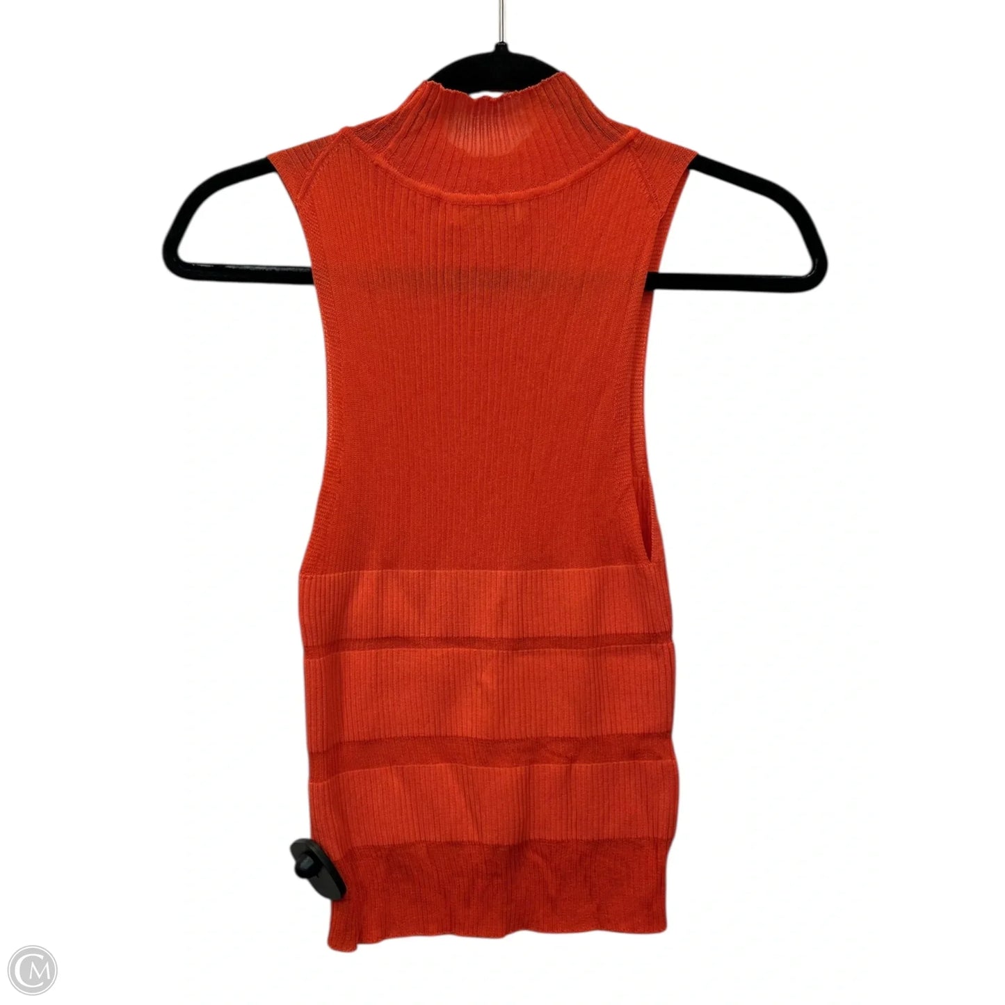 Top Sleeveless Designer By Ramy Brook In Orange