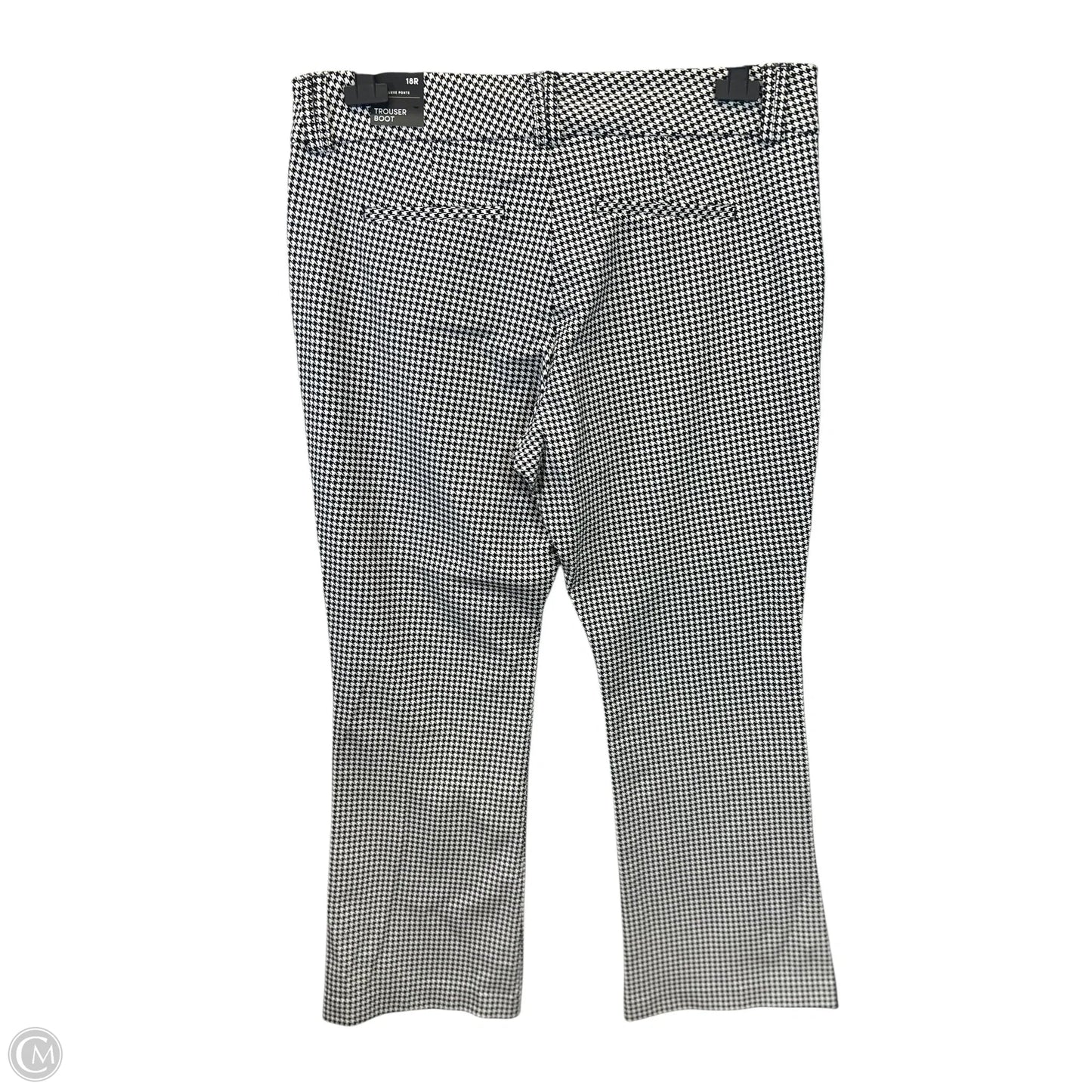 Pants Cropped By Torrid In Black & White, Size: 18