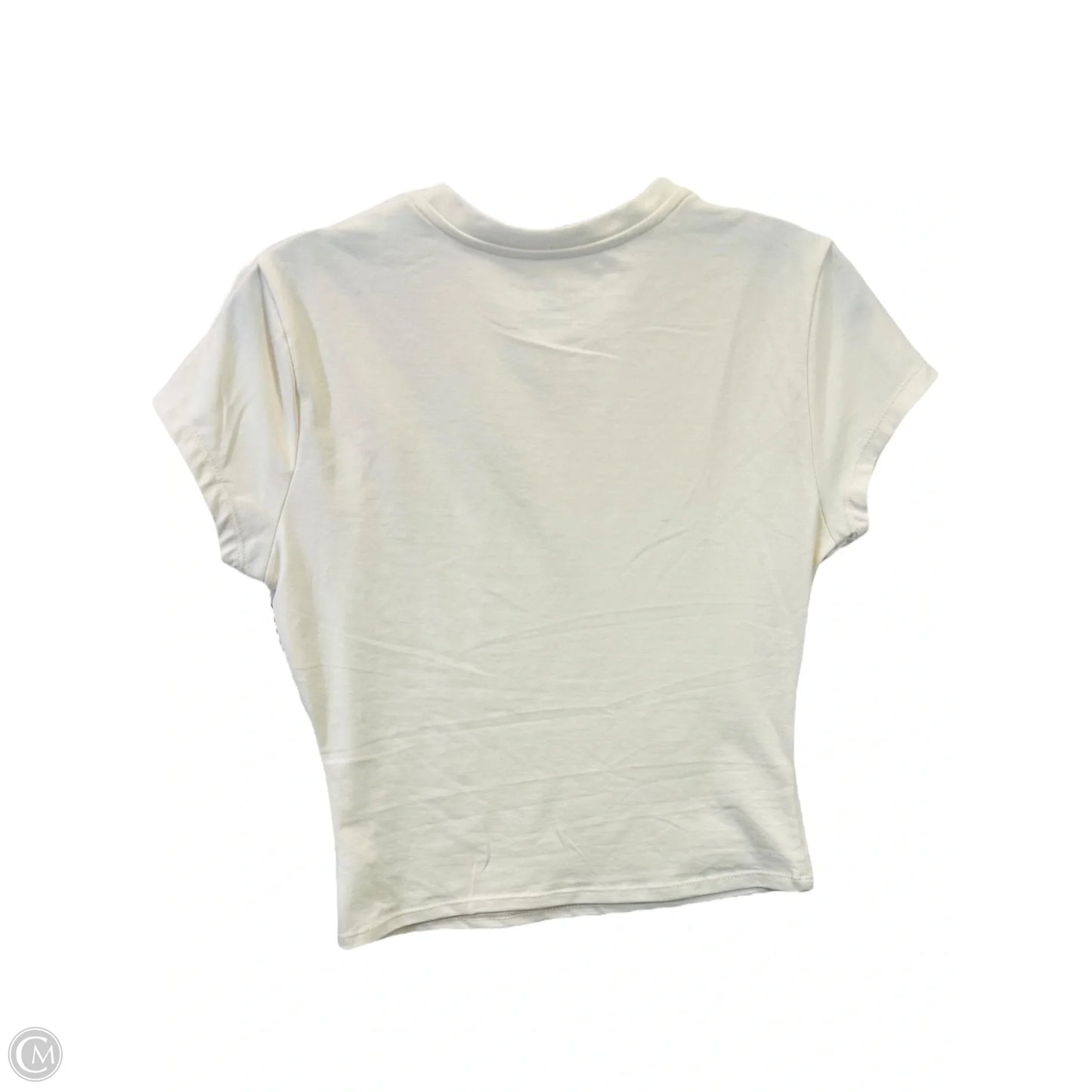 Top Short Sleeve Basic By Better Together In Cream, Size: M